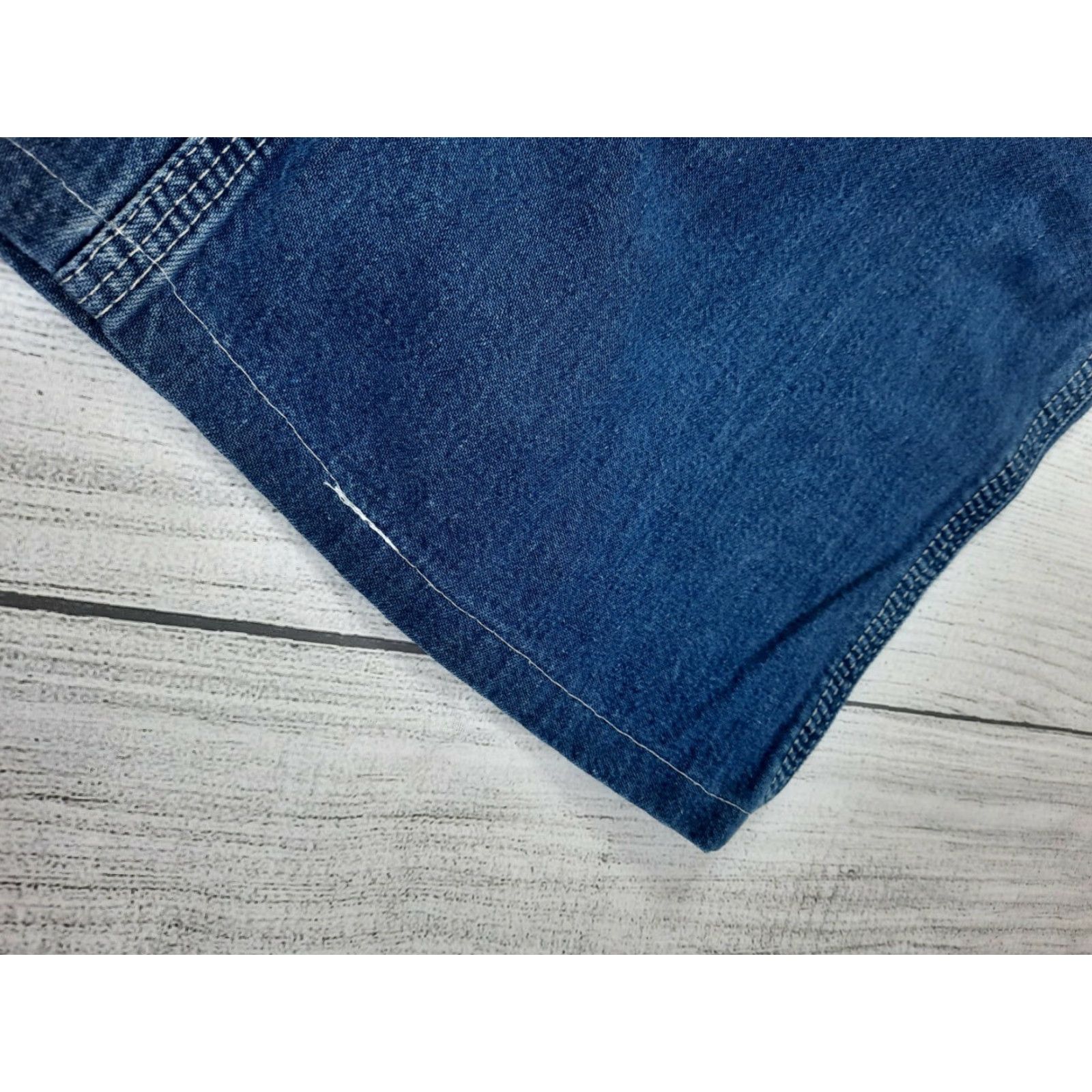 Carhartt Carhartt Men's Carpenter Jeans Size 40x32 Workwear Dungaree Fit 382-83 WW Dark Blue Denim Regular Rise 11.5in Inseam 32in Pants Mens Shirt Size US 40 / EU 56 - 5 Thumbnail