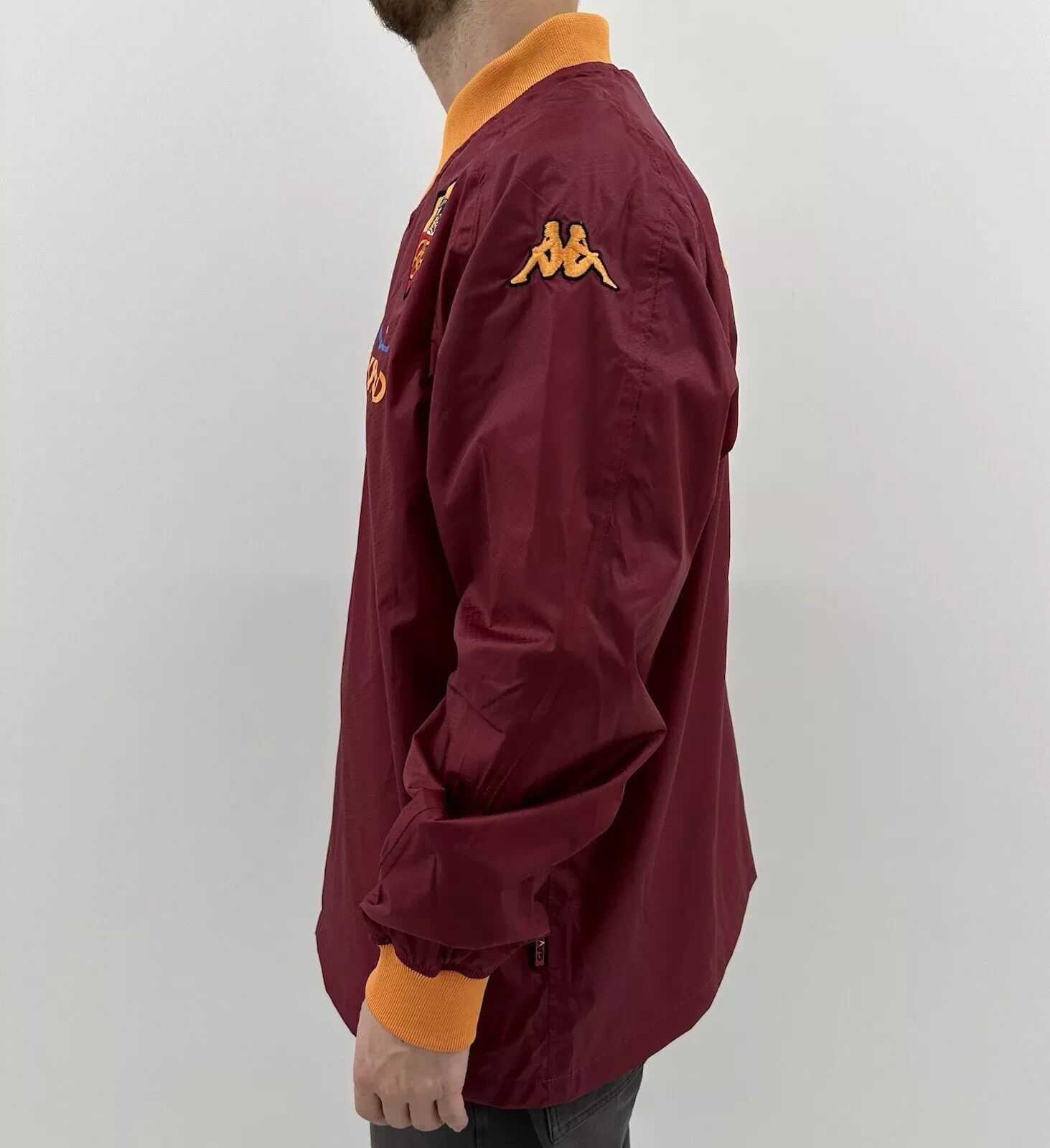 Kappa VINTAGE AS ROMA 2000s TRAINING JACKET SOCCER KAPPA Size US L / EU 52-54 / 3 - 5 Thumbnail
