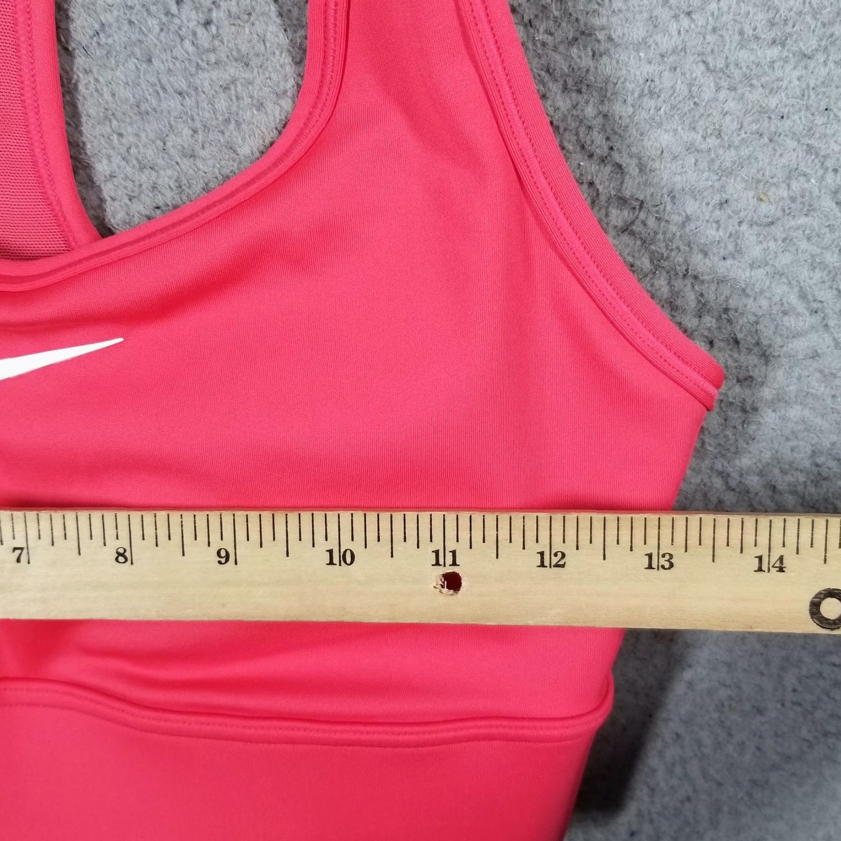 Nike Nike Sports Bra Womens Small Pink Dri-FIT Swoosh Racerback Training FN2728-629 Size ONE SIZE - 5 Thumbnail