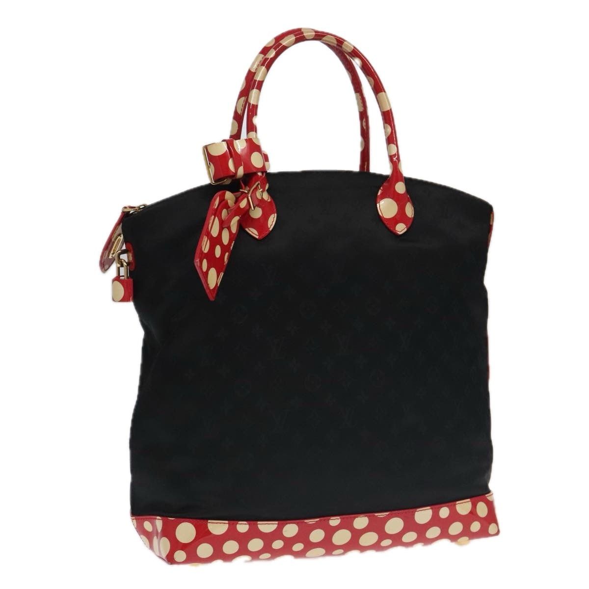 LOUIS VUITTON Vernis Dot Infinity Lockit MM Hand Bag M40681