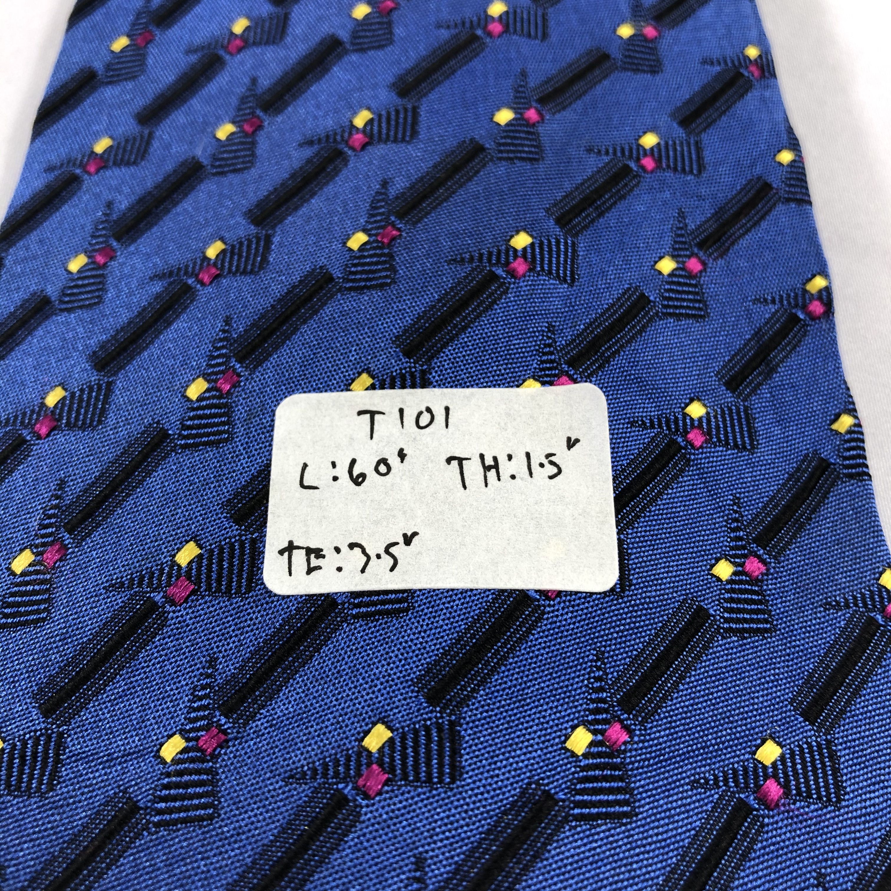 Sonia Rykiel × Vintage Rykiel Homme Silk Neck Ties T101 Size ONE SIZE - 7 Thumbnail