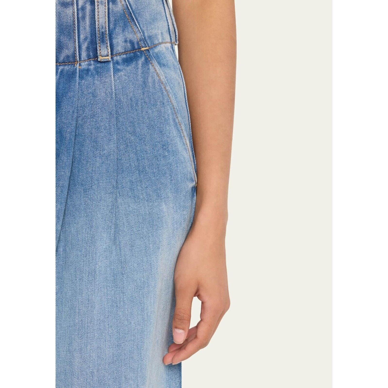 Alice + Olivia ALICE + OLIVIA ANDERS LOW RISE PLEATED WIDE JEAN PANT SZ 31 Size 31" - 7 Thumbnail