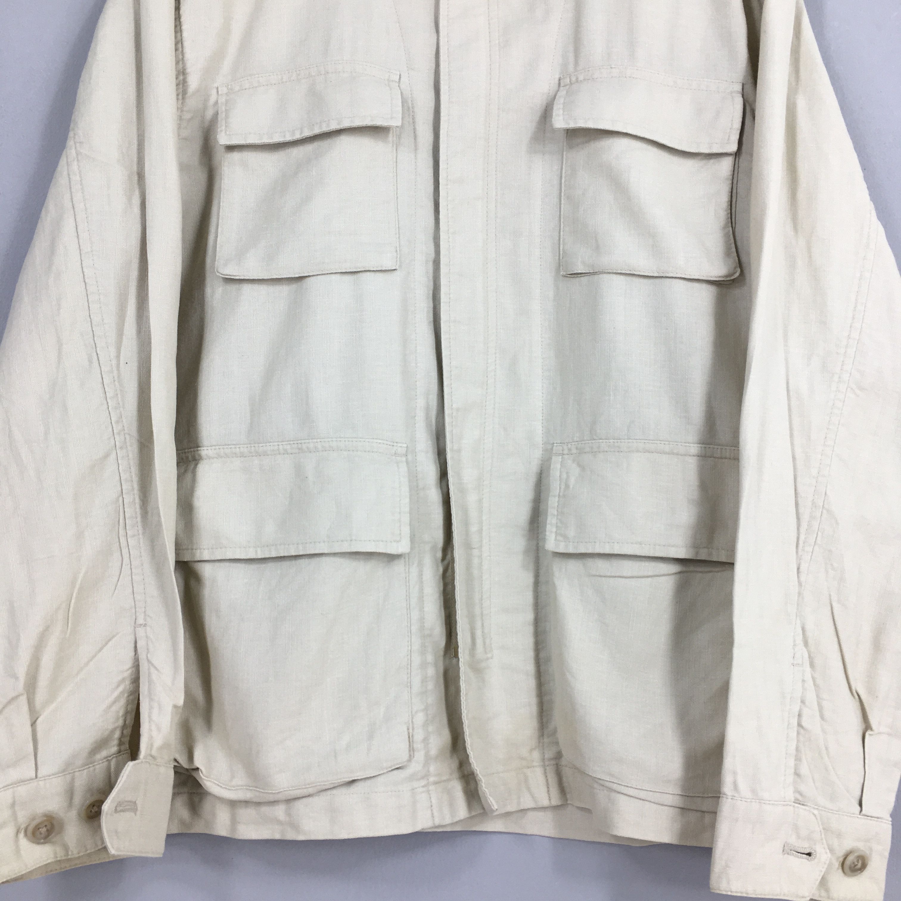 Kansai Yamamoto Sissy Kansai Yamamoto Herringbone Stripe Denim Jacket Large Size US L / EU 52-54 / 3 - 3 Thumbnail