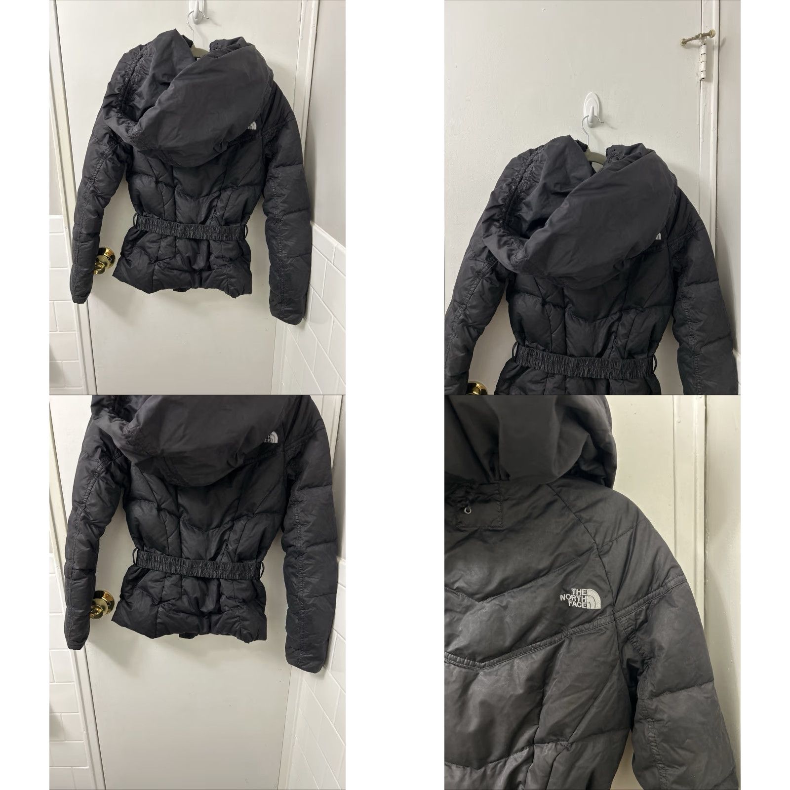 The North Face The North Face Jacket Womens XS Black Shawl Hood Full Zip Puffer Down 550 Quilted Zip Pockets ст Size XS / US 0-2 / IT 36-38 - 8 Thumbnail
