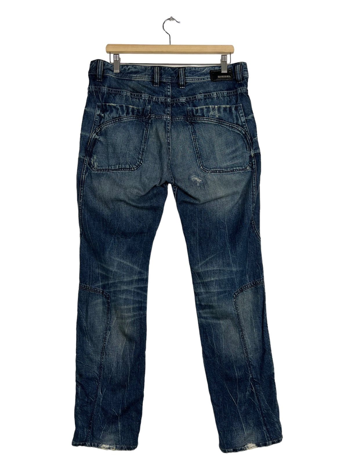 Diesel 🔥 DIESEL HYBRID BROKEN BORO DENIM Size US 34 / EU 50 - 7 Thumbnail