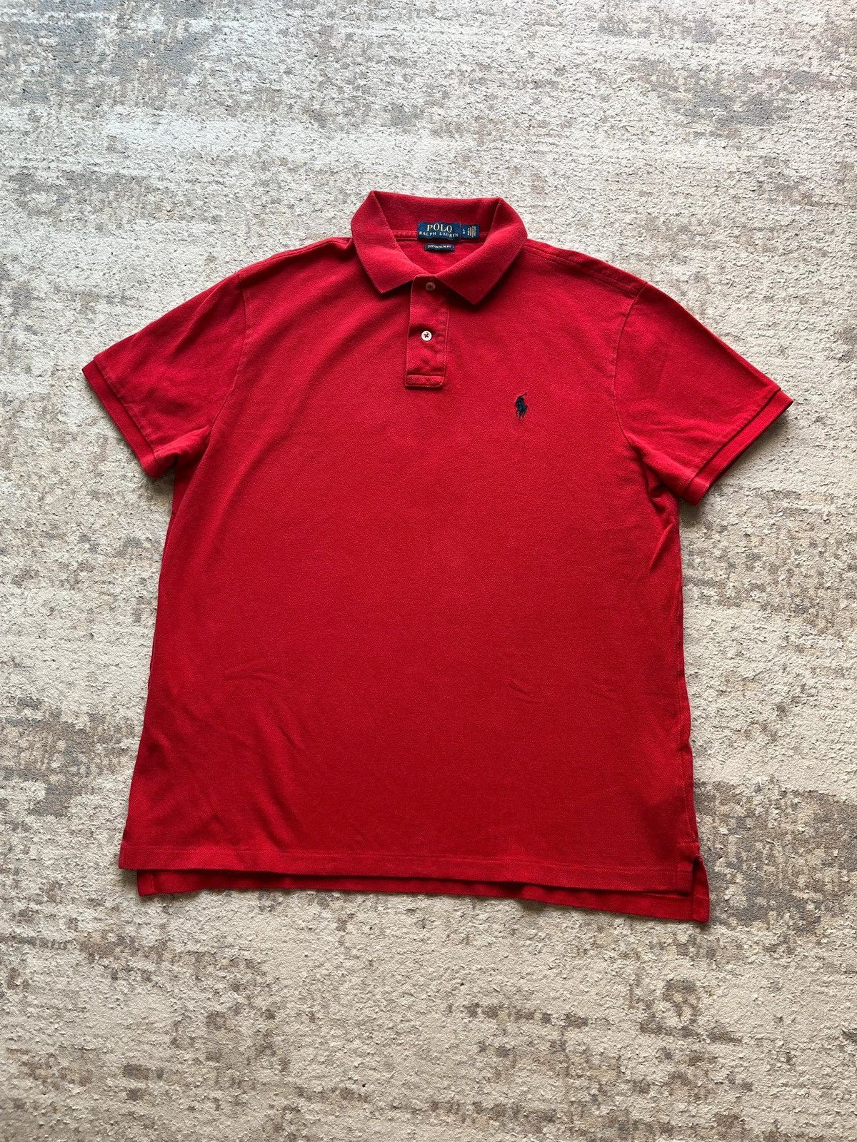 Polo Ralph Lauren Polo Ralph Lauren Small Pony Red Shirt Sz L Custom Slim Fit Size US L / EU 52-54 / 3 - 1 Thumbnail