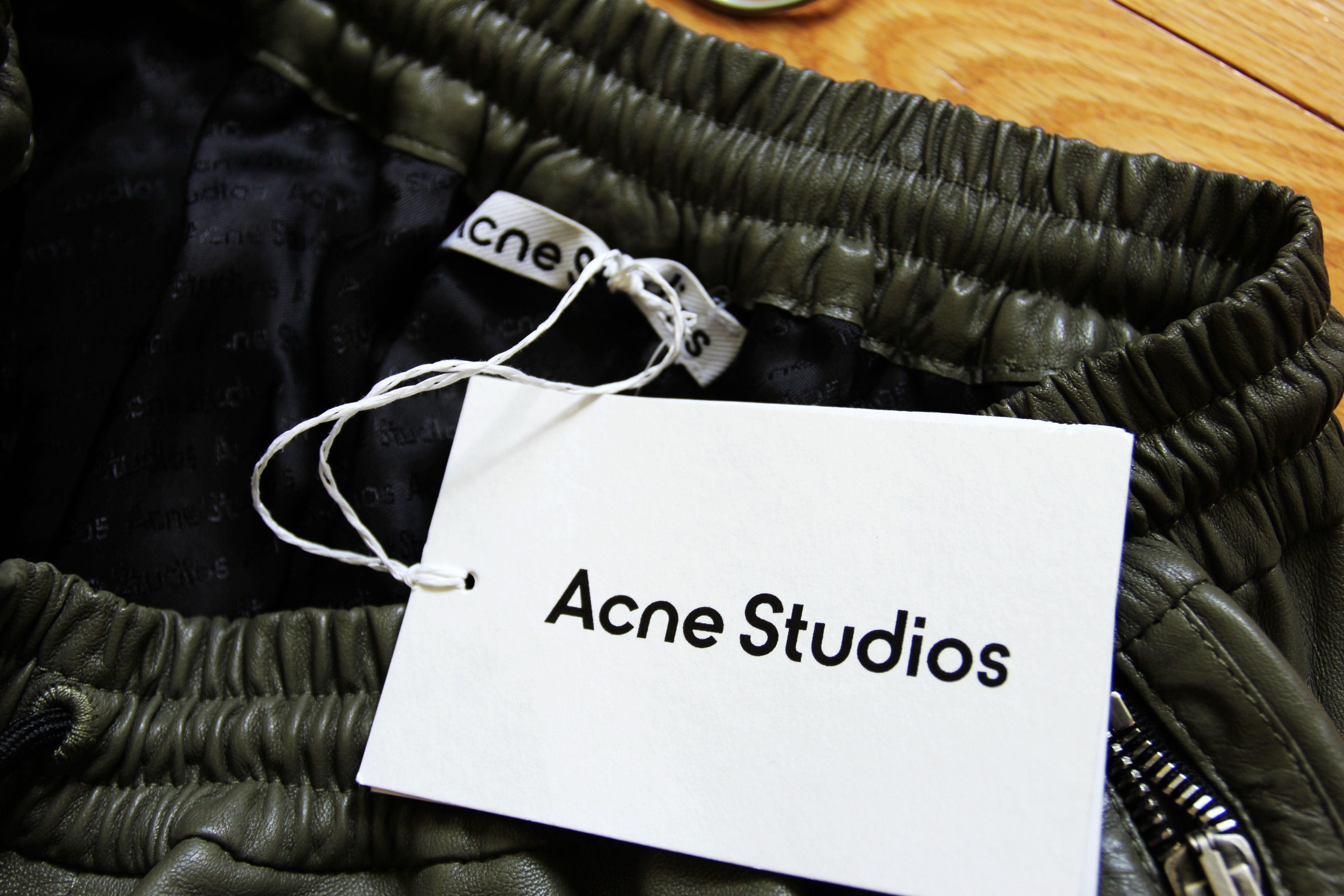 Acne Studios BNWT SS25 ACNE STUDIOS LEATHER PANTS 46 Size US 30 / EU 46 - 8 Thumbnail