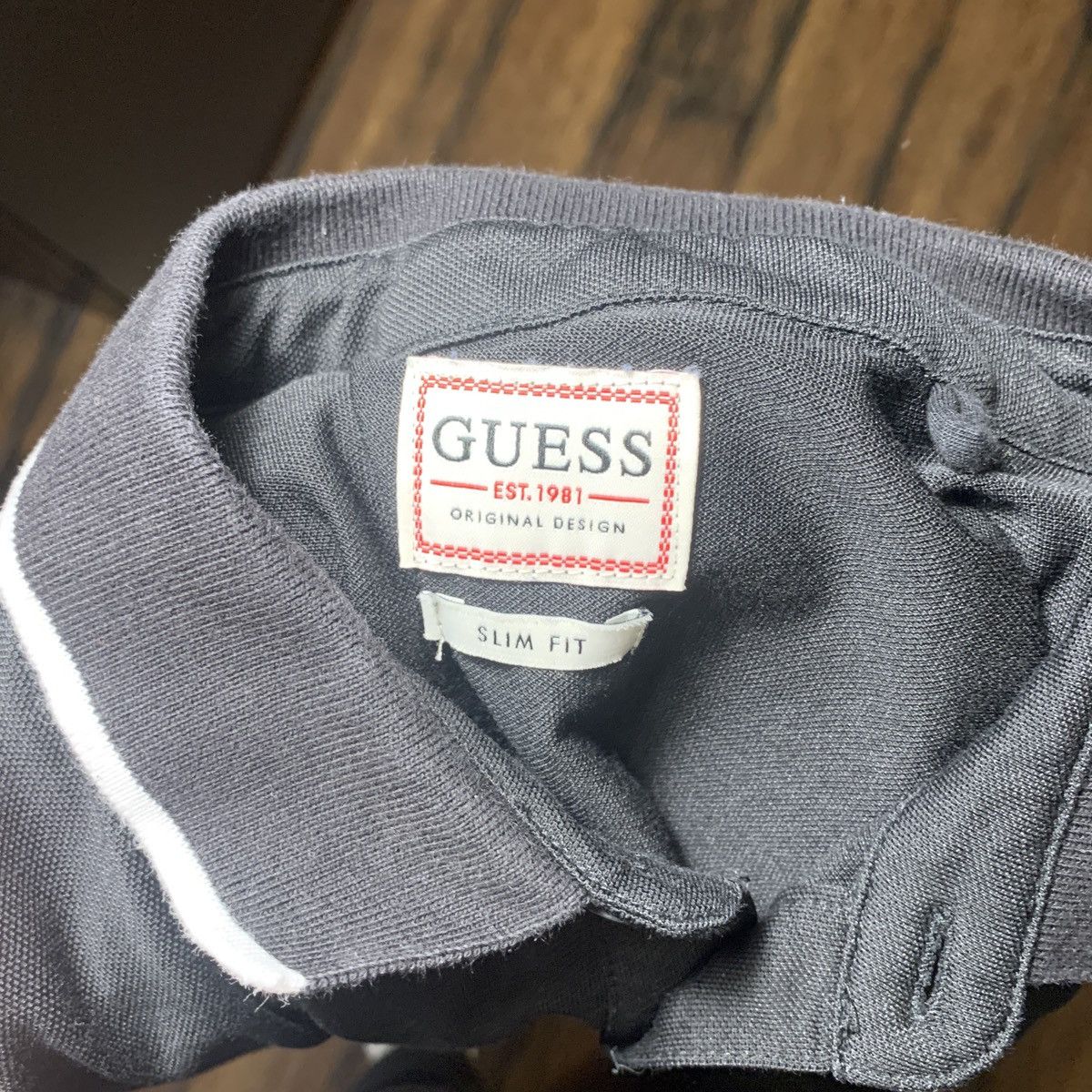 Guess Guess black polo w sleeve decal Size US S / EU 44-46 / 1 - 2 Thumbnail