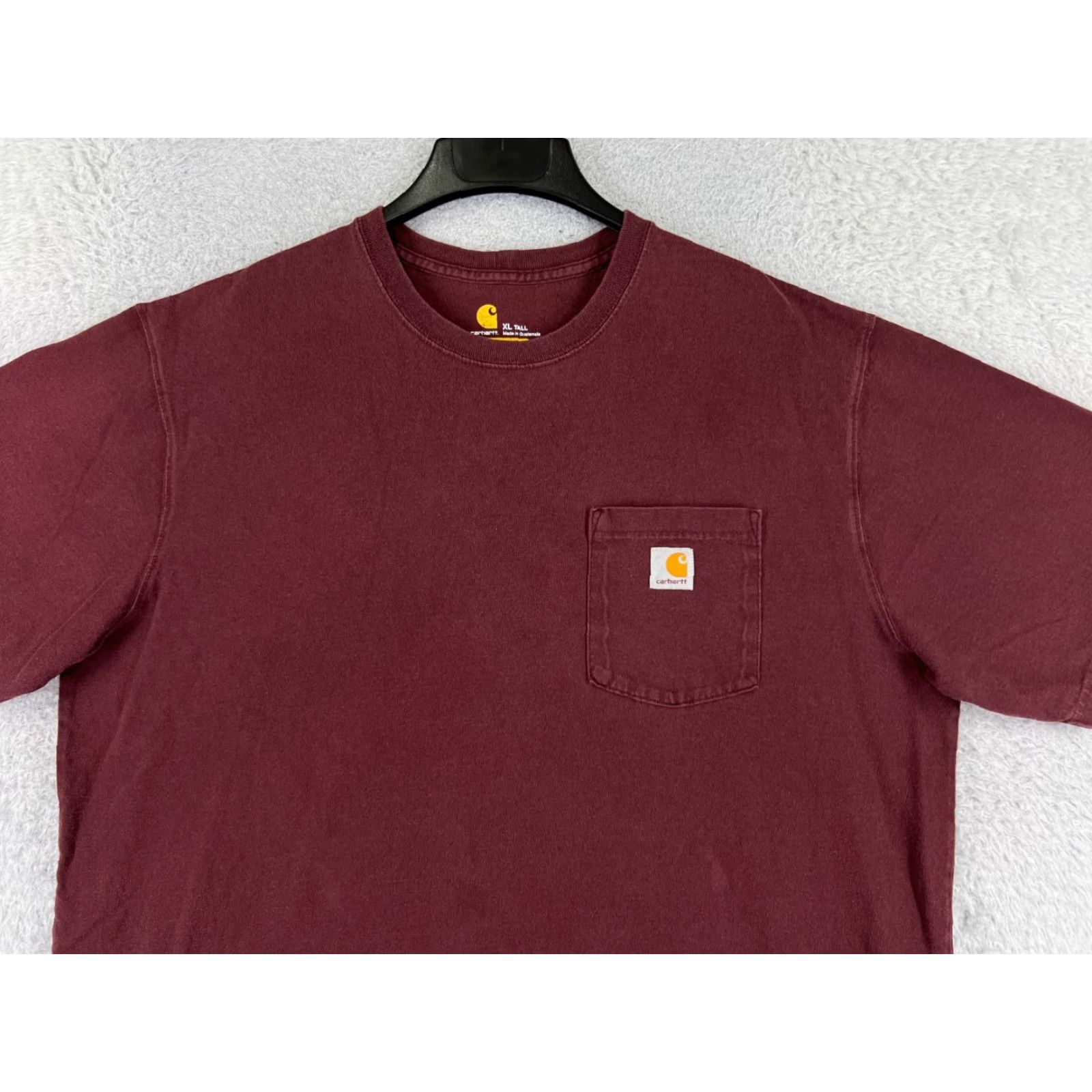Carhartt Carhartt Shirt Men Medium Red Striped Cotton Short Sleeve Crew Neck Pocket K87 Size US M / EU 48-50 / 2 - 4 Thumbnail