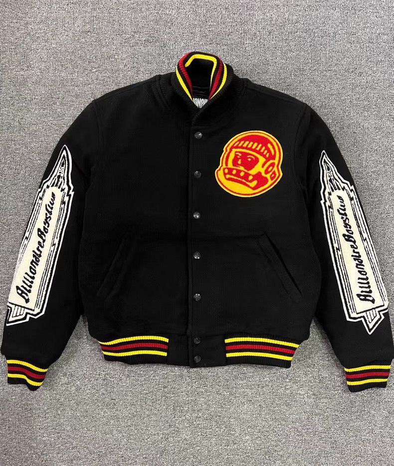 Billionaire Boys Club BBC EU Rocket Sleeve Terry Embroidered Varsity Jacket Q7 Size US M / EU 48-50 / 2 - 1 Thumbnail