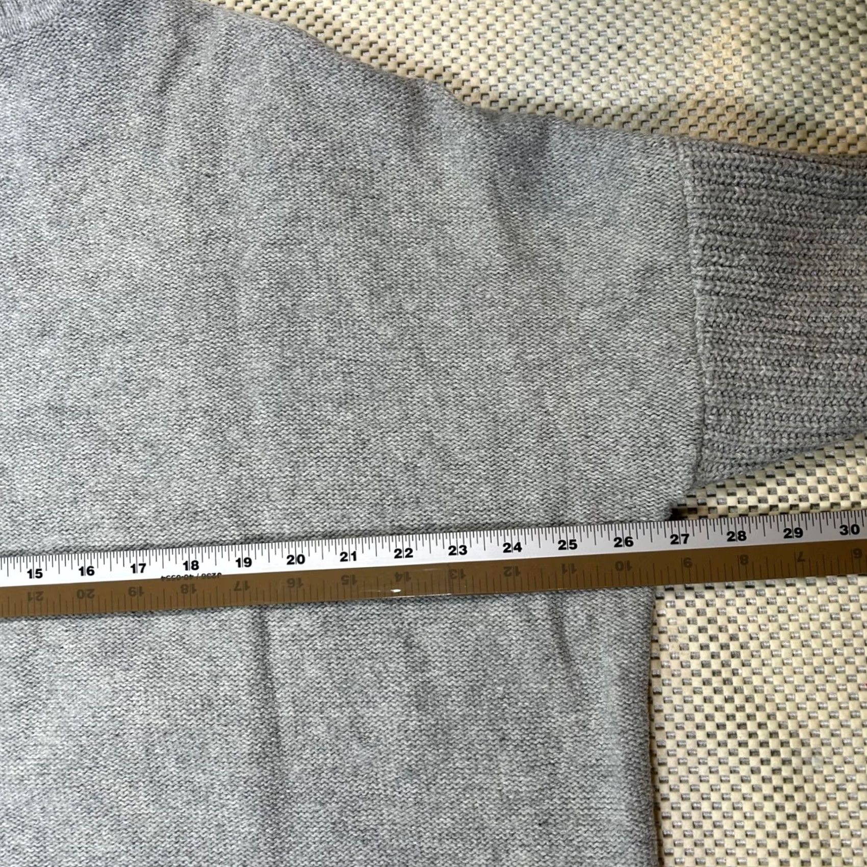 Gap GAP Cable Knit Mock Neck Sweater Pullover Gray Cotton Blend Womens Large Size L / US 10 / IT 46 - 8 Thumbnail