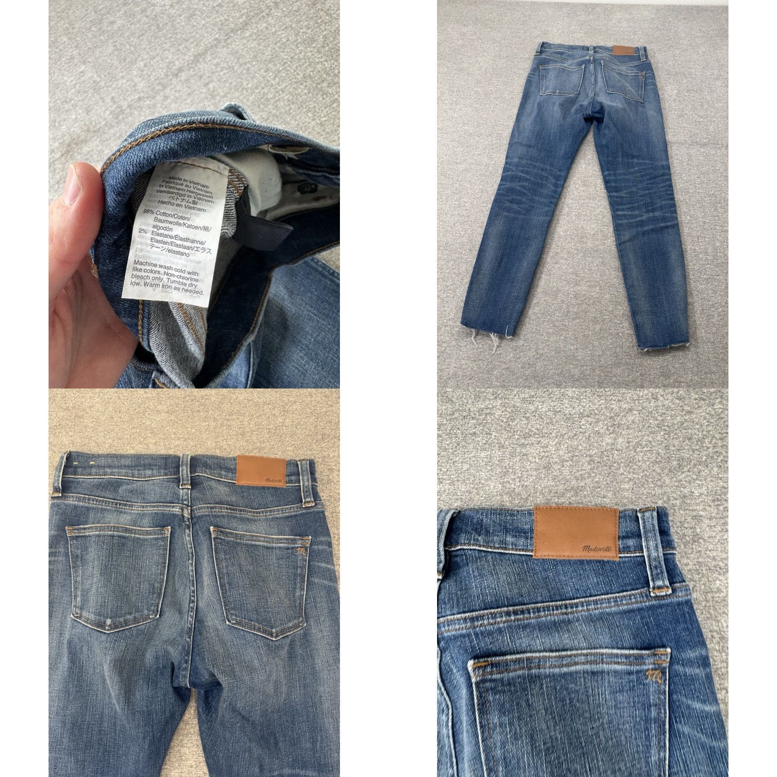 Madewell Madewell Jeans Women’s 27 Skinny 9” High Rise Blue Crop 28x24 Cropped Regular Inseam 24 Women’s Size 28 Black 28x25 Vintage Perfect Pre-owned Size 27" / US 4 / IT 40 - 8 Thumbnail