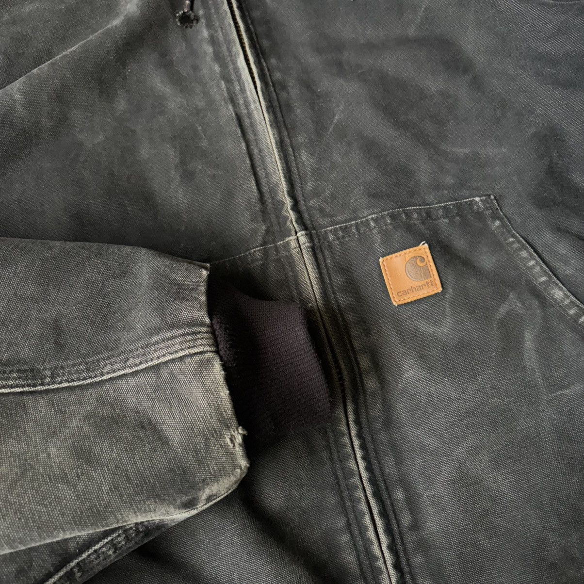 Carhartt J130 BLK CRAZY FADED BLACK CARHARTT ACTIVE JACKET Size US L / EU 52-54 / 3 - 7 Thumbnail