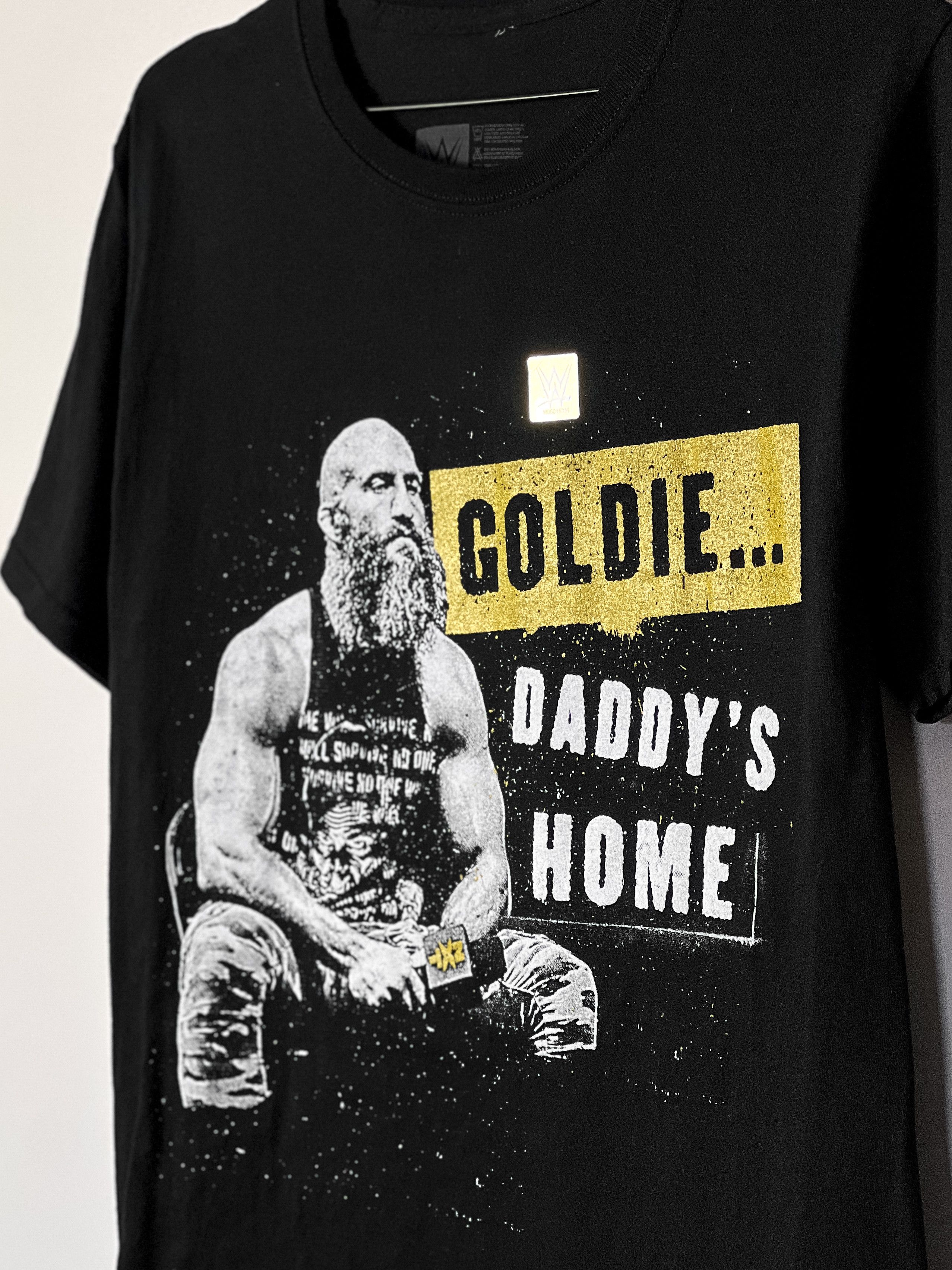 WWE WWE GOLDIE ROGERS “Daddy’s Home” 2019 Men`s Black T-Shirt Size US S / EU 44-46 / 1 - 8 Thumbnail