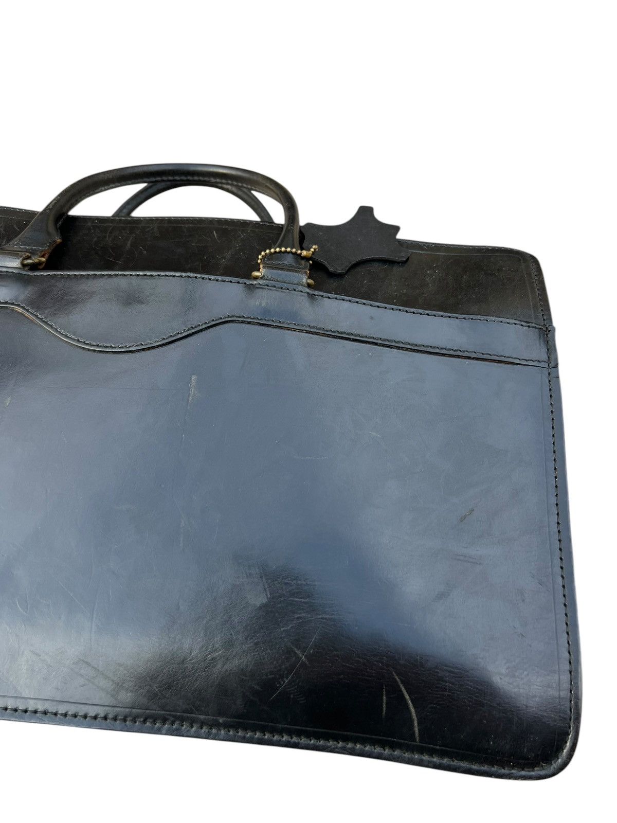 Whitehouse Cox Vintage Whitehouse Cox England Scratches Patina Leather Bag Size ONE SIZE - 6 Thumbnail