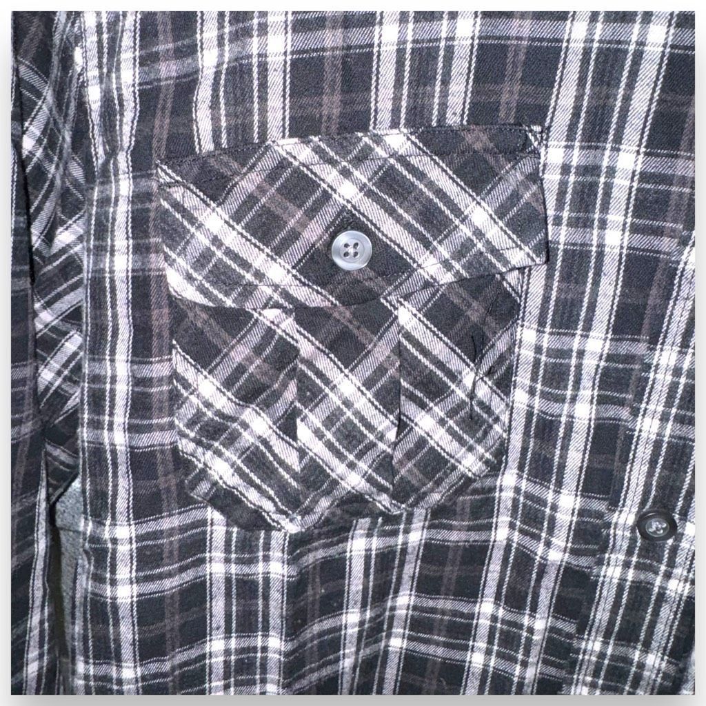 Vince Vince Black Luxury Flannel Button Down Shirt Size S Size US S / EU 44-46 / 1 - 3 Thumbnail