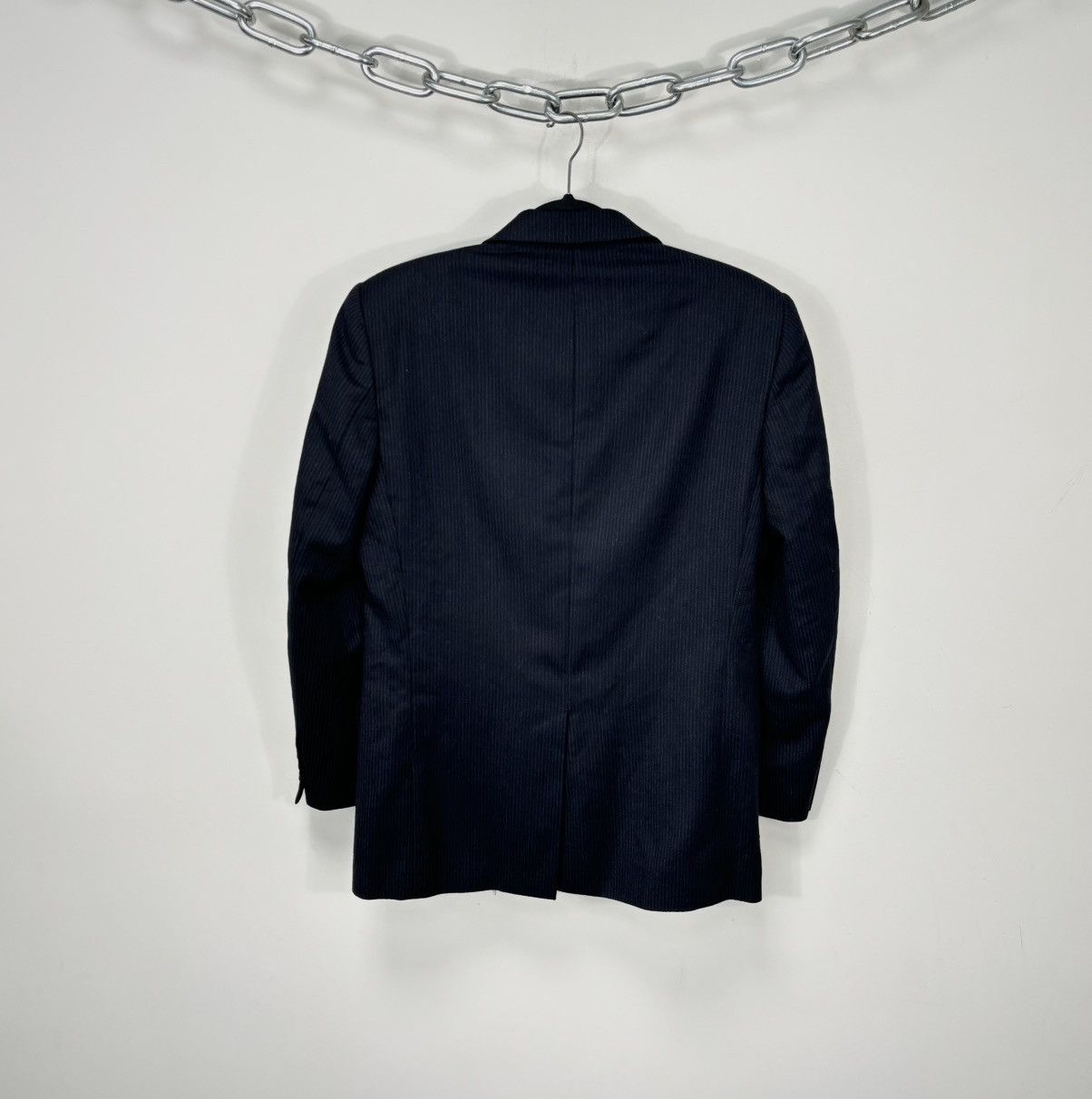 Emanuel Ungaro Vintage Emanuel Ungaro Men’s Striped Wool Blazer Jacket Size 46R - 3 Thumbnail