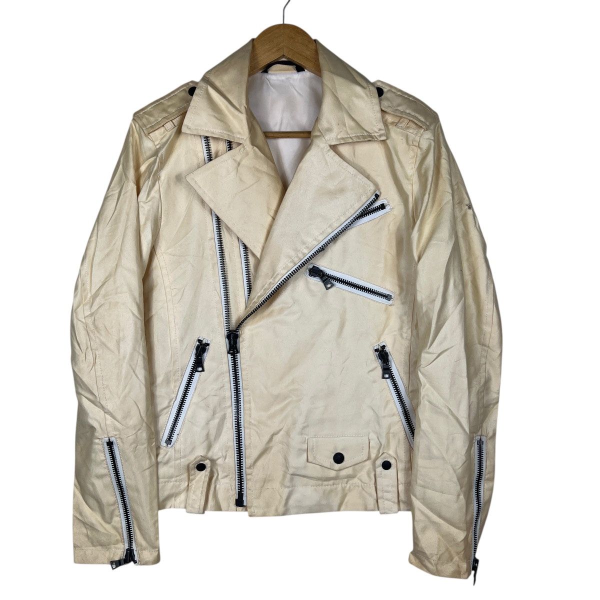 If Six Was Nine 🔥 Custom Culture Double Asymetric Zipper Jacket Size US M / EU 48-50 / 2 - 11 Thumbnail