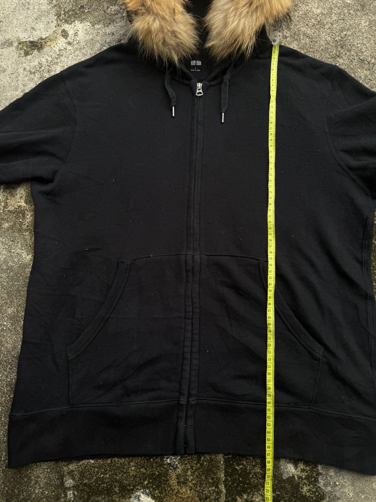 If Six Was Nine × Japanese Brand × Le Grande Bleu (L.G.B.) Furhoodie Black Uniqlo style ifsix lgb goa Size US L / EU 52-54 / 3 - 5 Thumbnail