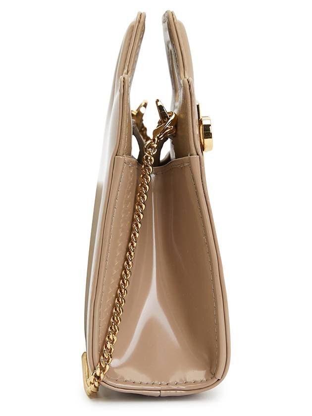 Salvatore Ferragamo o1s1rm1224 Size: OS / Micro Wanda Top Handle Bag in Beige Size ONE SIZE - 3 Thumbnail