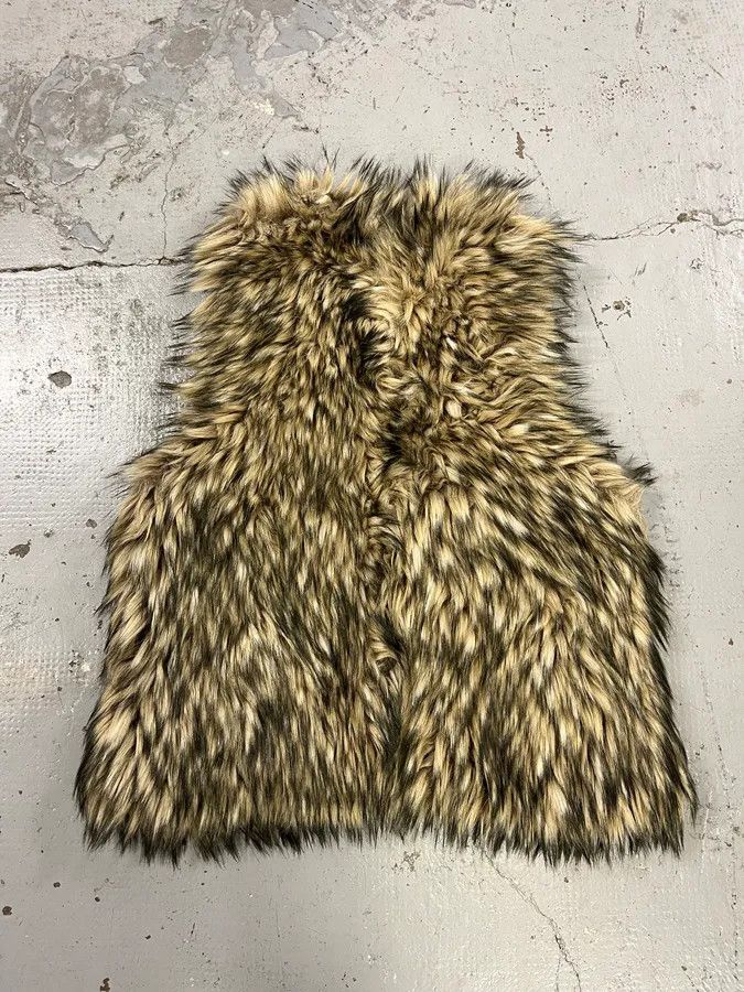 Polo Ralph Lauren 2010s Ralph Lauren Denim & Supply Beige Faux Fur Vest Size US S / EU 44-46 / 1 - 5 Thumbnail
