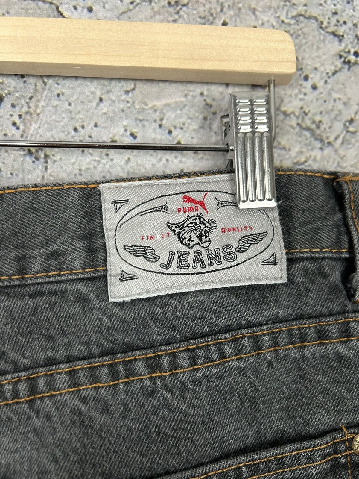 Puma Puma Vintage Baggy Denim Pants 90s Rap Streetwear Rare Size US 38 / EU 54 - 6 Thumbnail