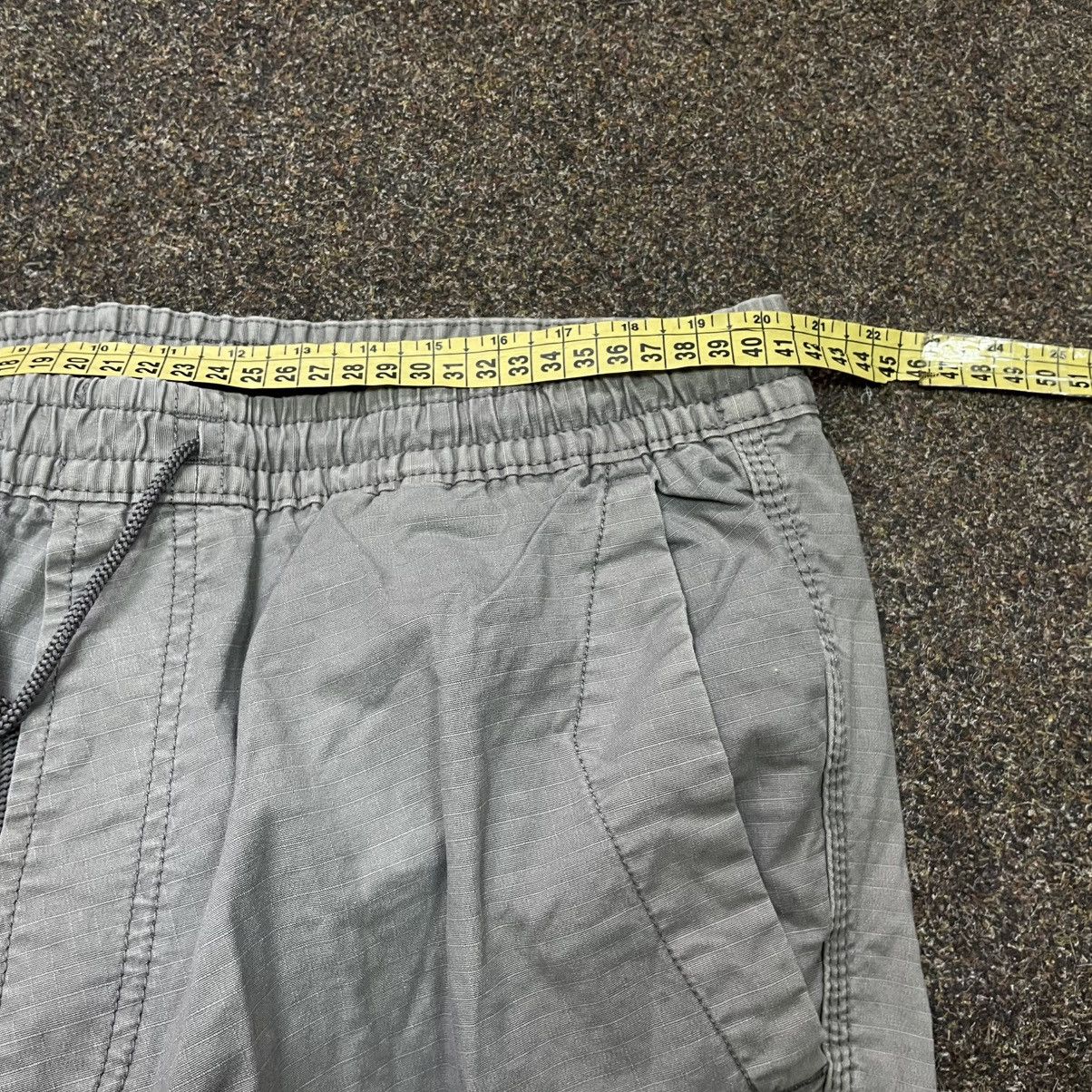 Vintage Vintage Y2K Baggy Cargo Pants Washed Grey Streetwear Logo M Size 32" / US 10 / IT 46 - 7 Thumbnail