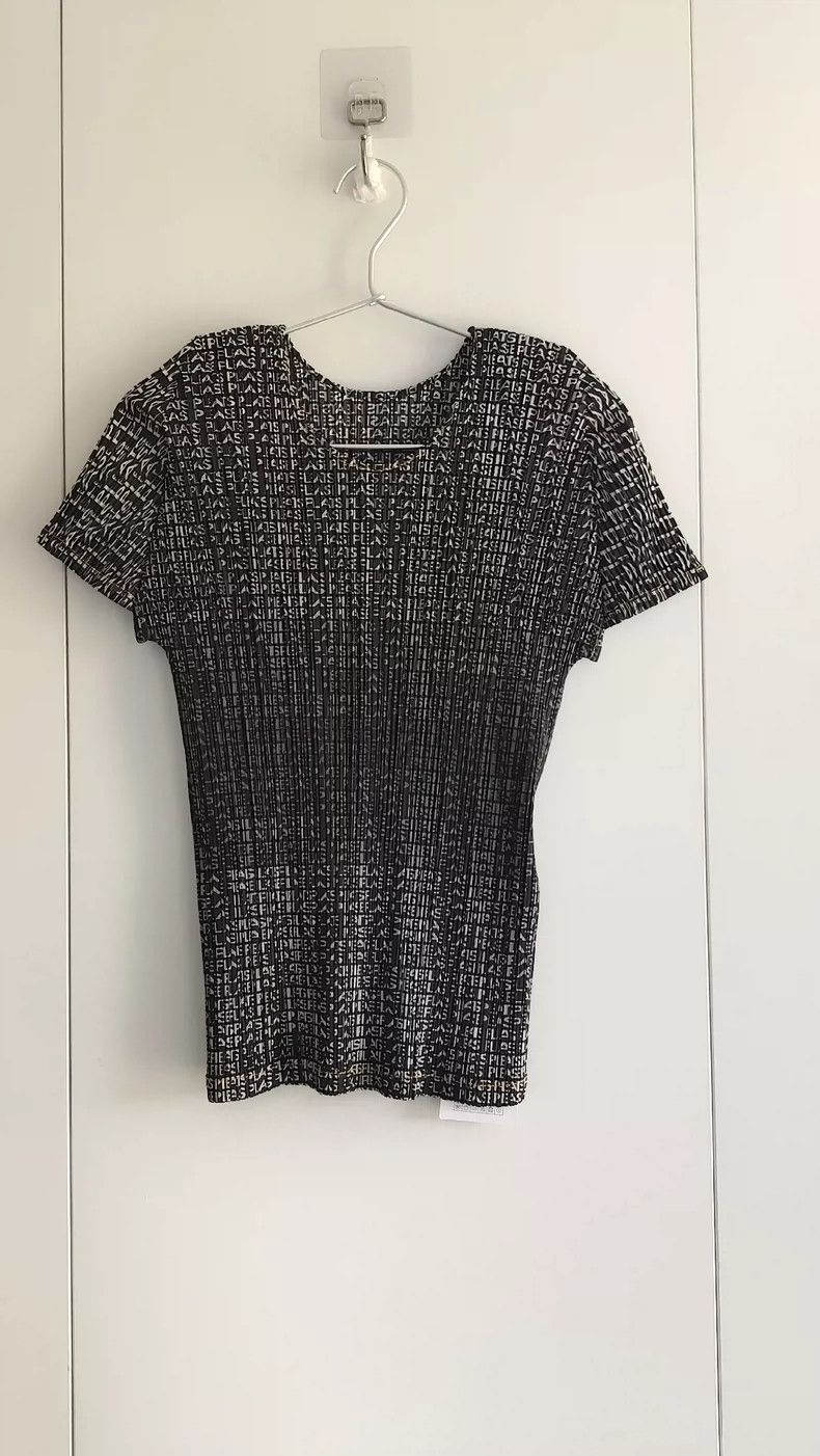 Issey Miyake Issey Miyake size:3 A half-sleeved top with a denim gradie Size M / US 6-8 / IT 42-44 - 4 Thumbnail