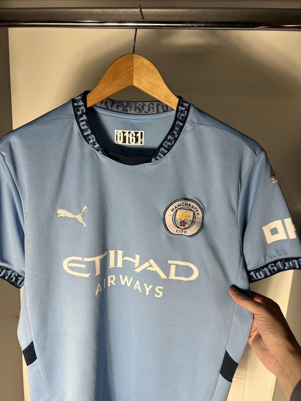 Puma VINTAGE PUMA FC MANCHESTER CITY ENGLAND SOCCER JERSEY RETRO Size US M / EU 48-50 / 2 - 15 Thumbnail