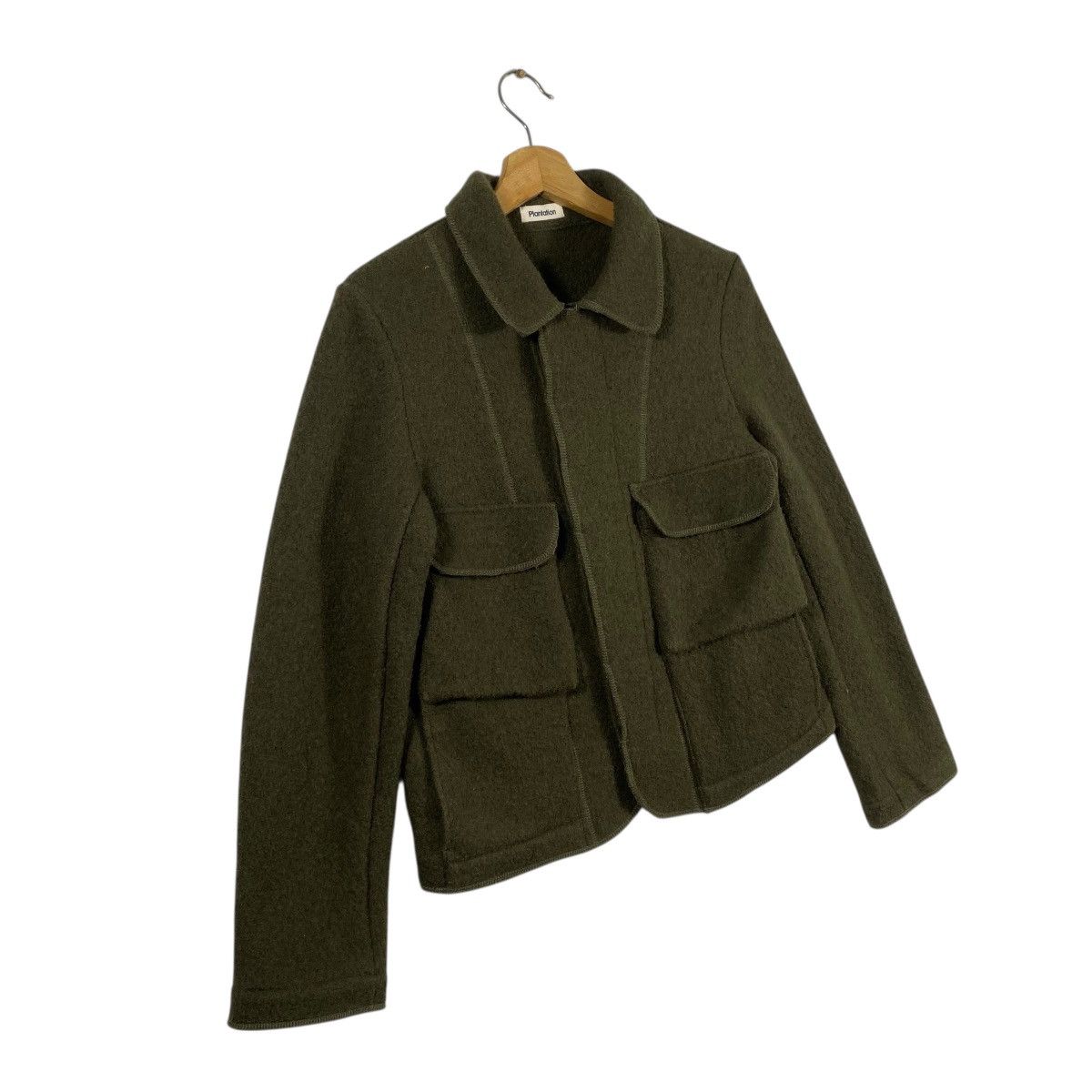 Issey Miyake Vintage Issey Miyake Plantation Wool Button Jacket Size US M / EU 48-50 / 2 - 3 Thumbnail