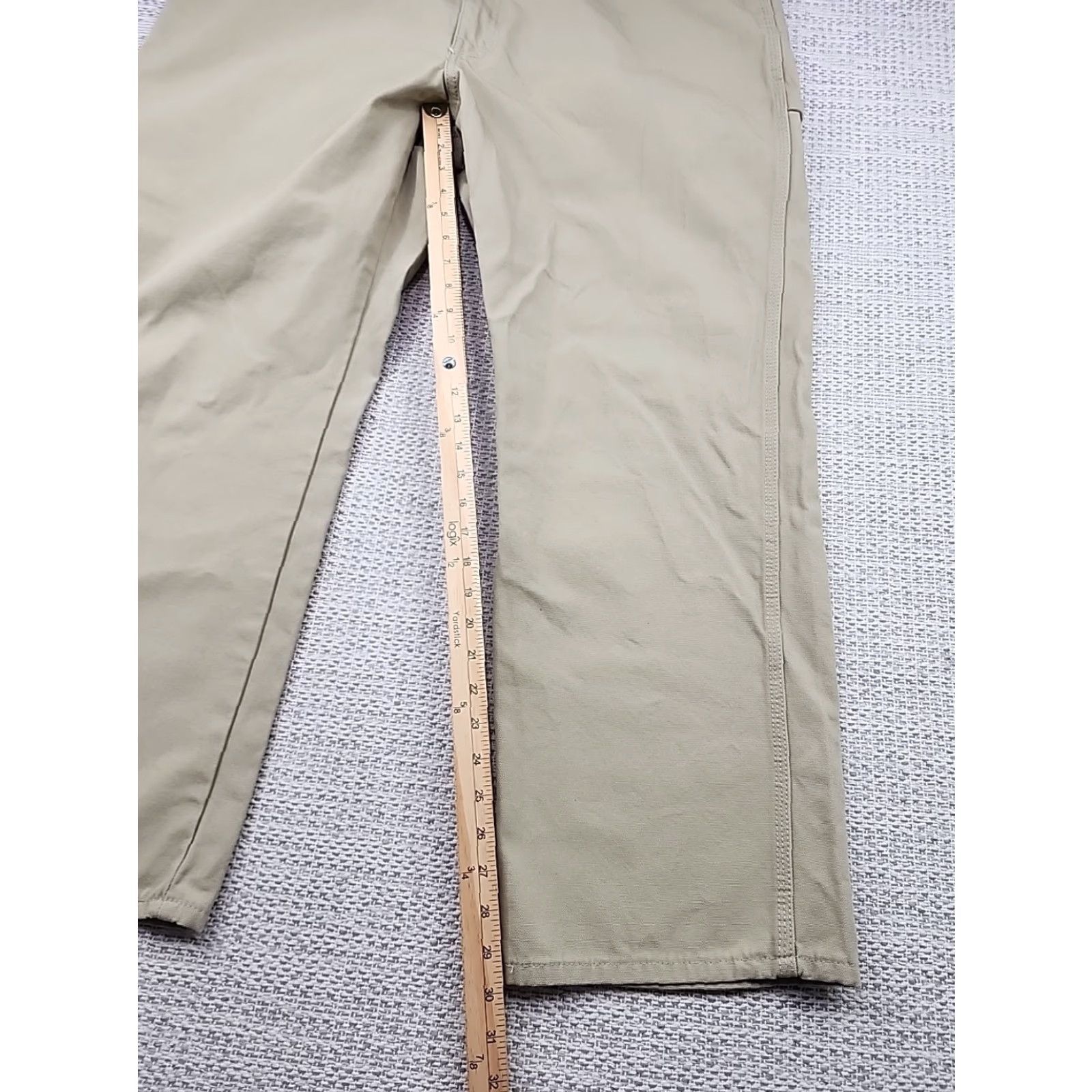 Dickies Genuine Dickies Carpenter Pants Mens 44 Beige Canvas 5-Pocket, Cargo, Slash Pockets Carpenter Jeans 44X30, Great Condition, Workwear, Dickies Size US 44 / EU 60 - 6 Thumbnail