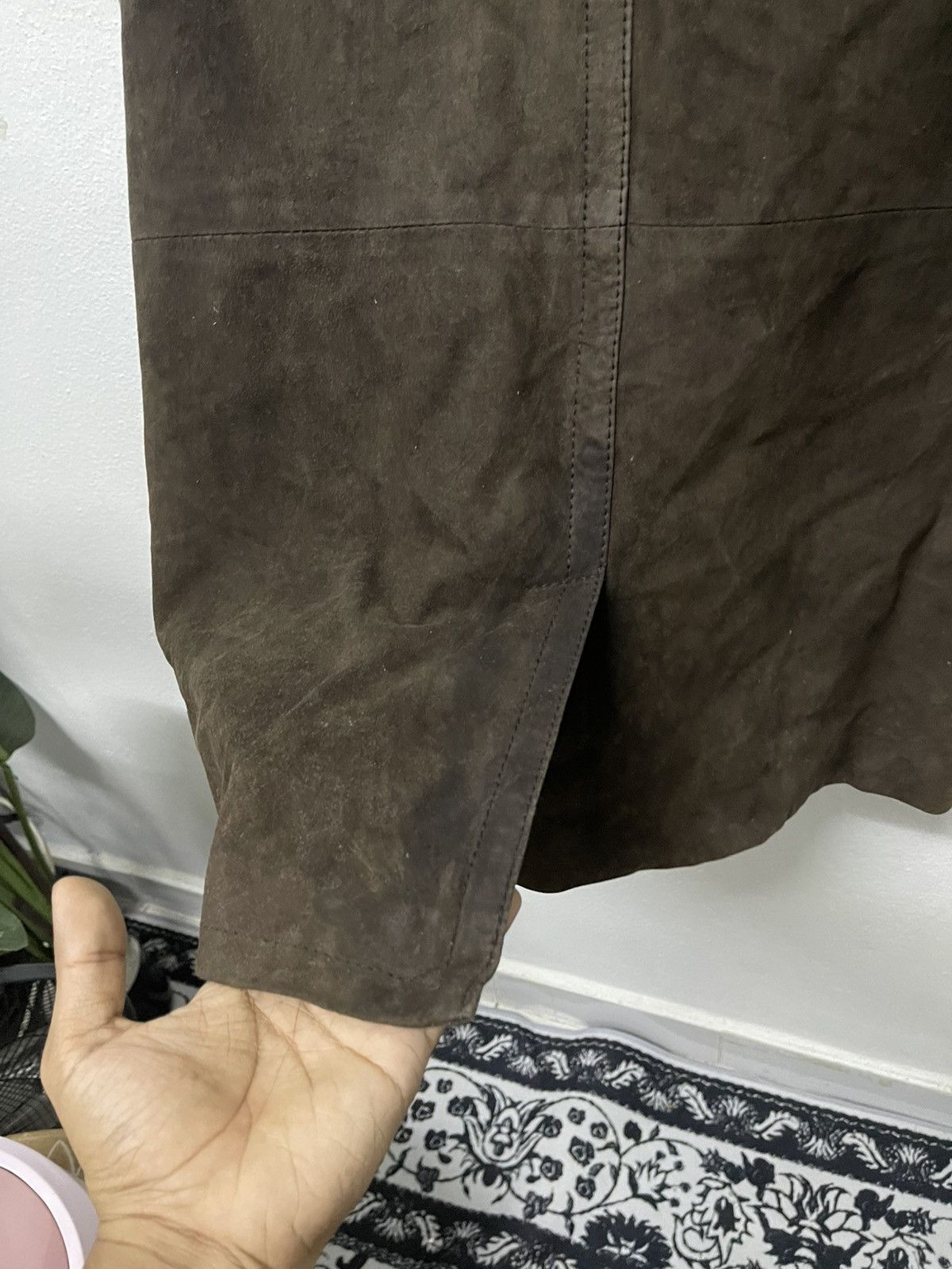 Gucci AW 1998 GUCCI BY TOMFORD SUEDE LEATHER COAT Size US L / EU 52-54 / 3 - 14 Thumbnail