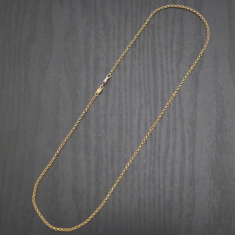 R*!様 Chrome Hearts NKLC-ROLL CHAIN 20\"/S CHROME HEARTS Roll Chain Yellow gold Necklace | eBay