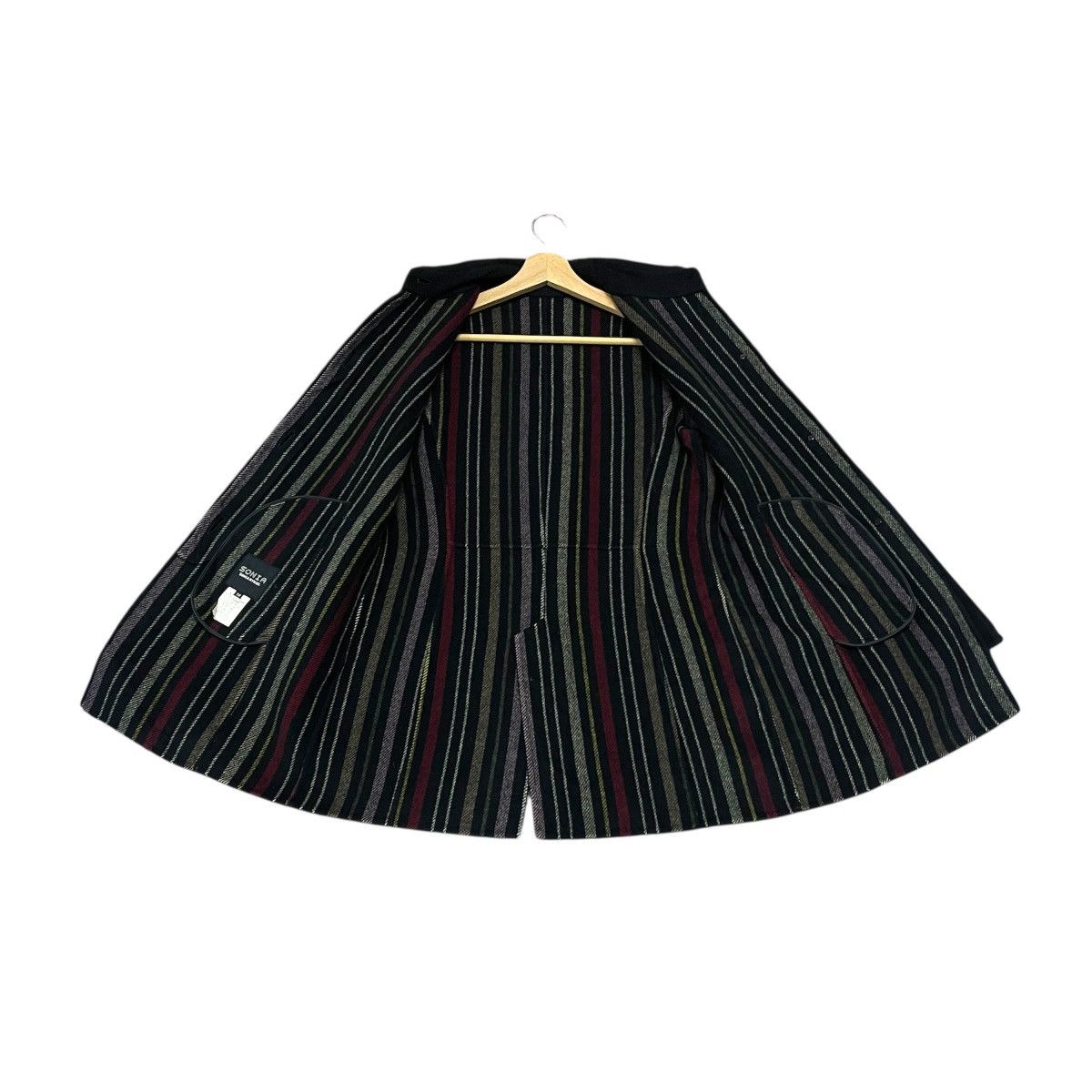 Gucci Vintage Sonia Rykiel Button Up Wool Coat — Parisian Luxury Size S / US 4 / IT 40 - 21 Thumbnail