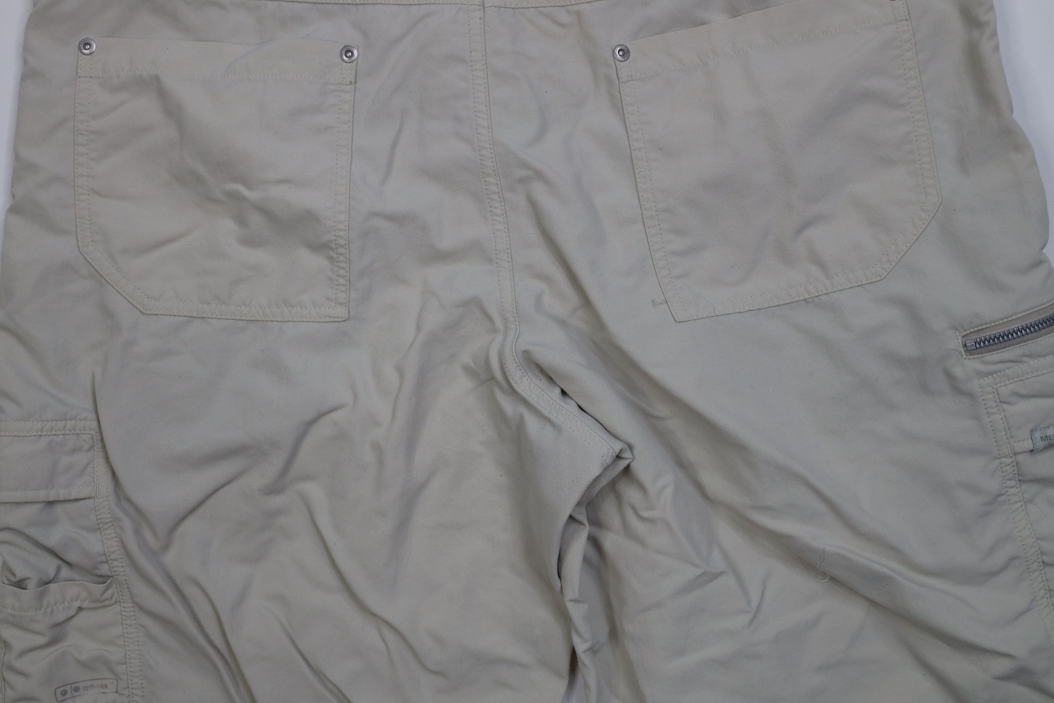 Merrell Vintage Y2K Merrell Hiking Trekking Cargo Shorts Stone Size US 38 / EU 54 - 11 Thumbnail