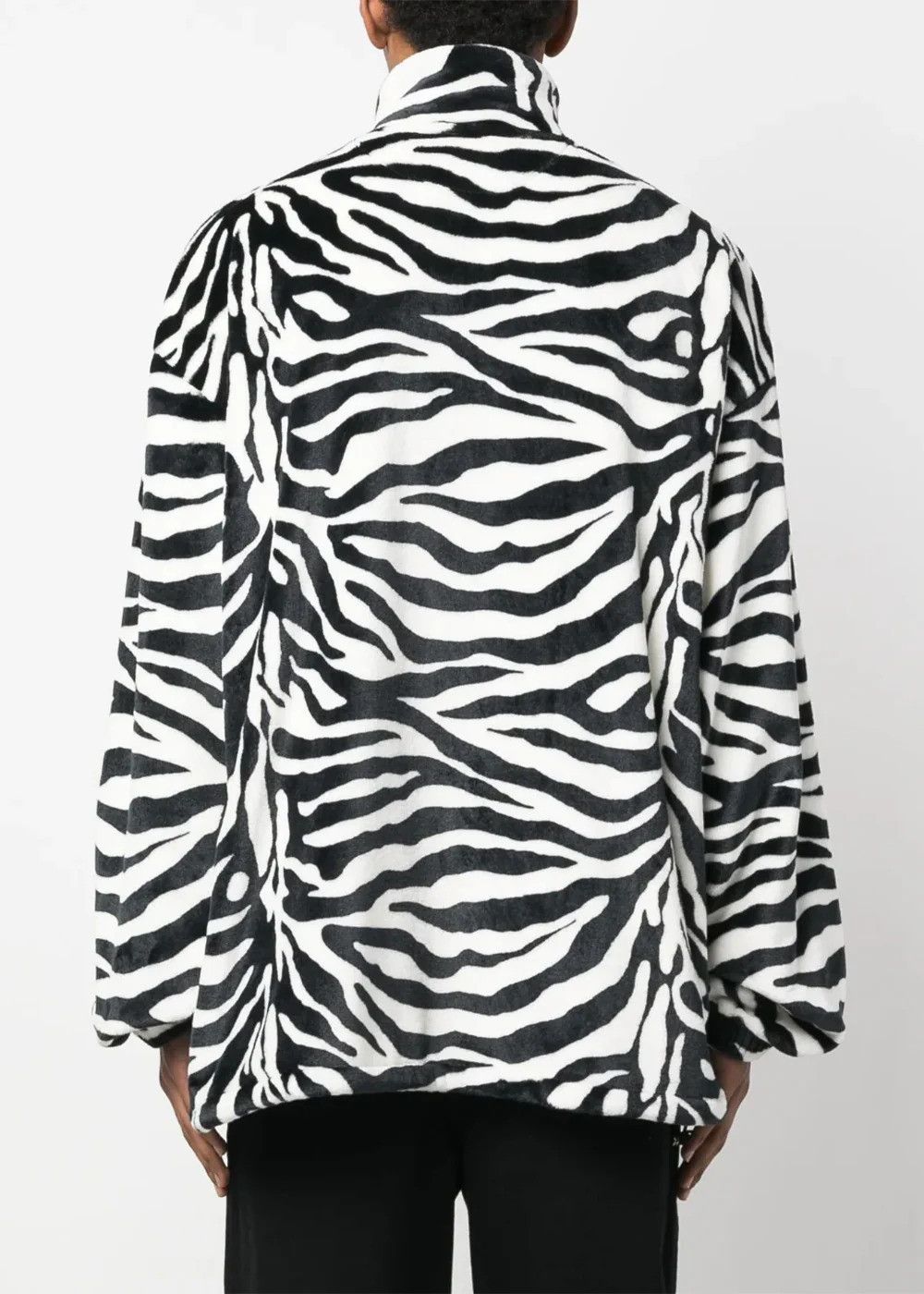 Vetements RARE Runway Zebra Print Fleece Zip Side Pocket Jacket SS23 Size US L / EU 52-54 / 3 - 22 Thumbnail