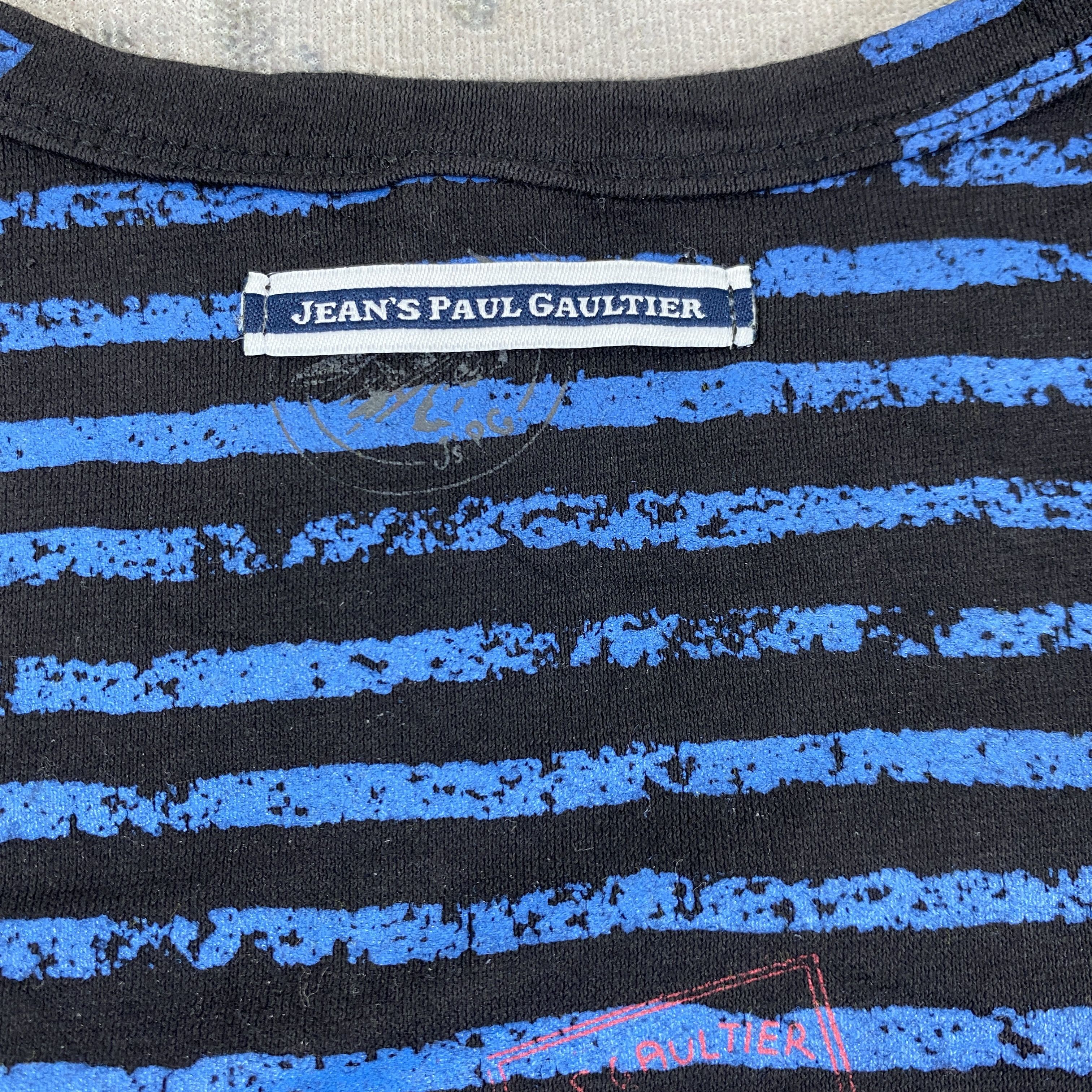 Gaultier Homme Objet Vintage Jean Paul Gaultier V Neck T-shirt -D010 Size M / US 6-8 / IT 42-44 - 4 Thumbnail
