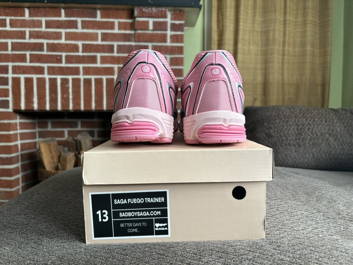 Other Sad Boy Saga Pink Ribbon Trainers Size US 13 / EU 46 - 4 Thumbnail