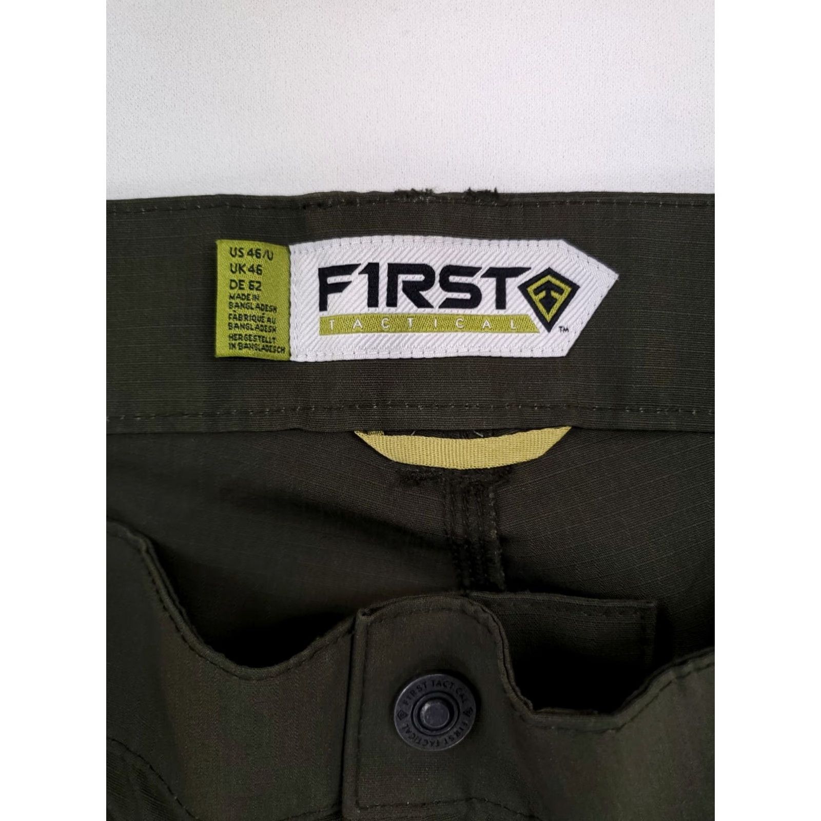 Vintage First Tactical Ripstop Cargo Pants Green Mens 49 Inseam 32 Regular Cargo Pants Mens Green 49 Mens First Tactical Ripstop Cargo Pants Size US 32 / EU 48 - 5 Thumbnail