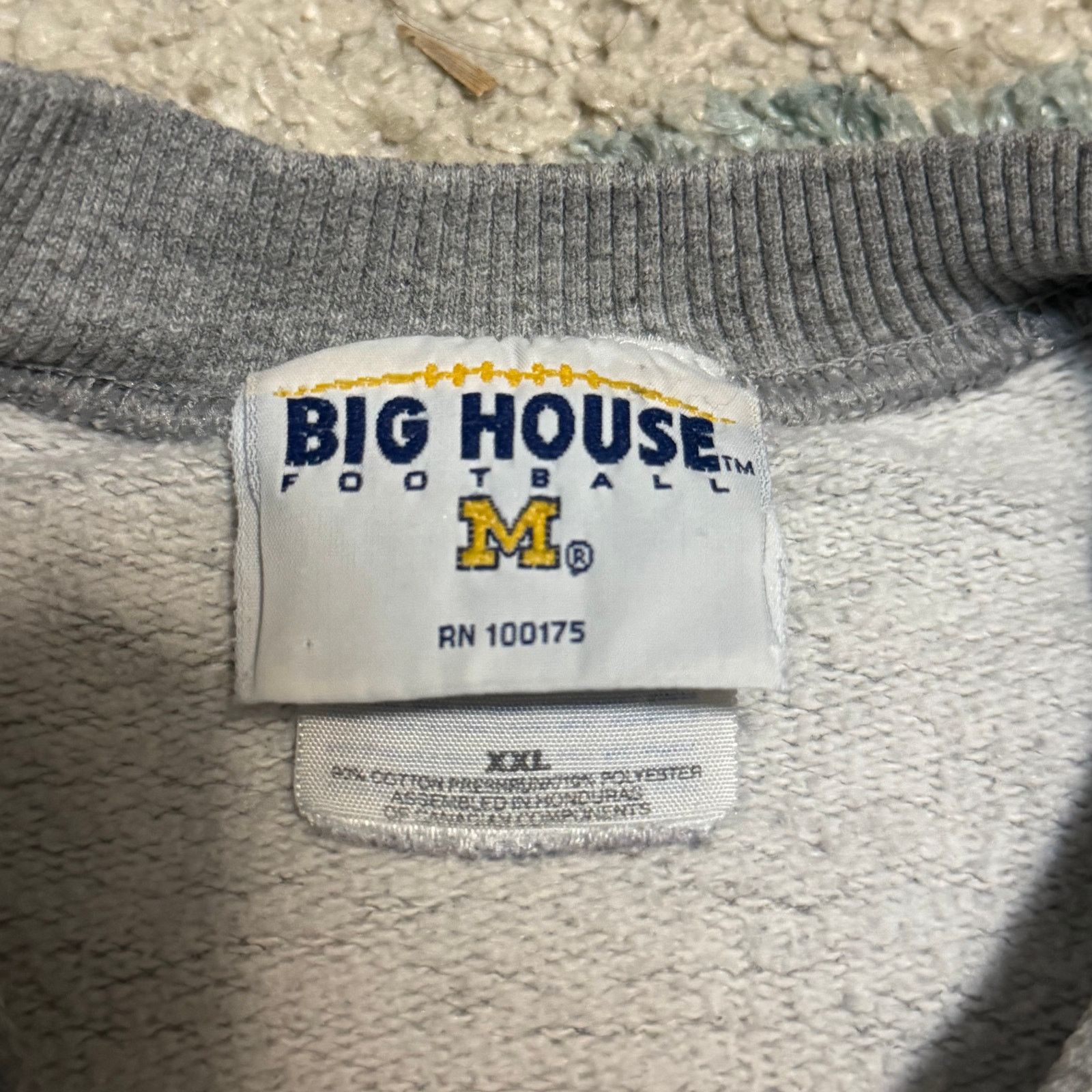 NCAA Michigan Wolverines Football Big House Sweatshirt 2XL Size US XXL / EU 58 / 5 - 5 Thumbnail