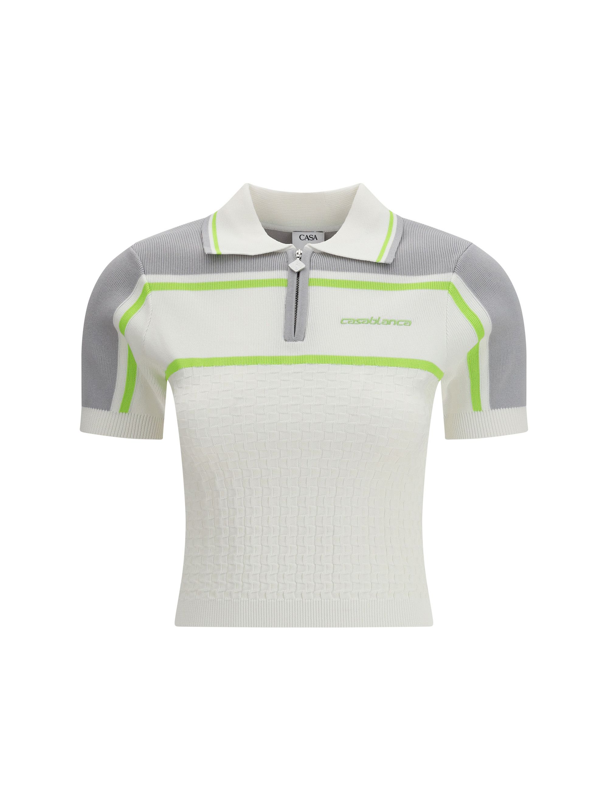 Casablanca Tennis Polo Shirt Size L / US 10 / IT 46 - 1 Thumbnail