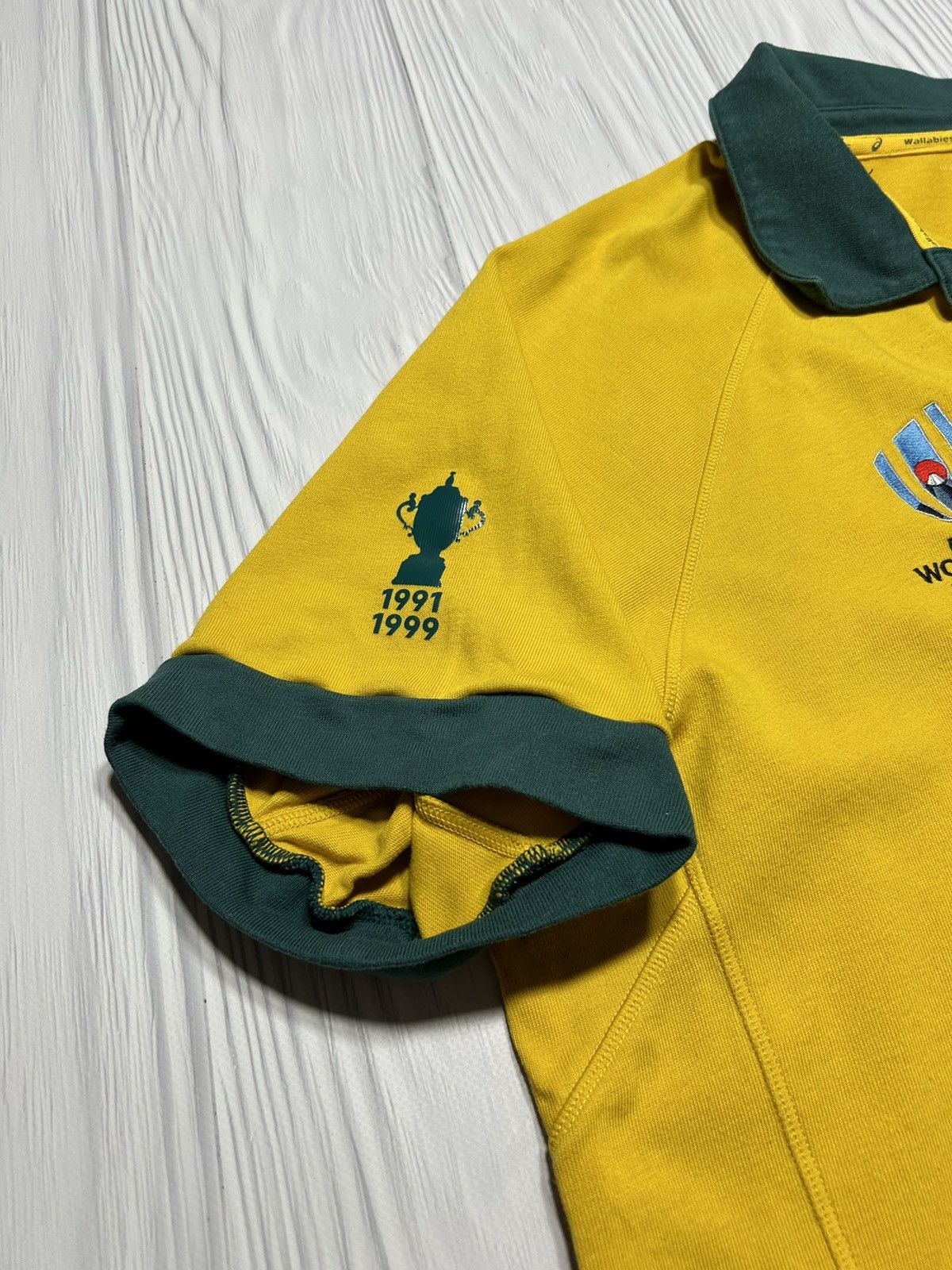 Asics Wallabies Asics Australia Rugby World Cup Japan 2019 Polo Size US XXL / EU 58 / 5 - 5 Thumbnail