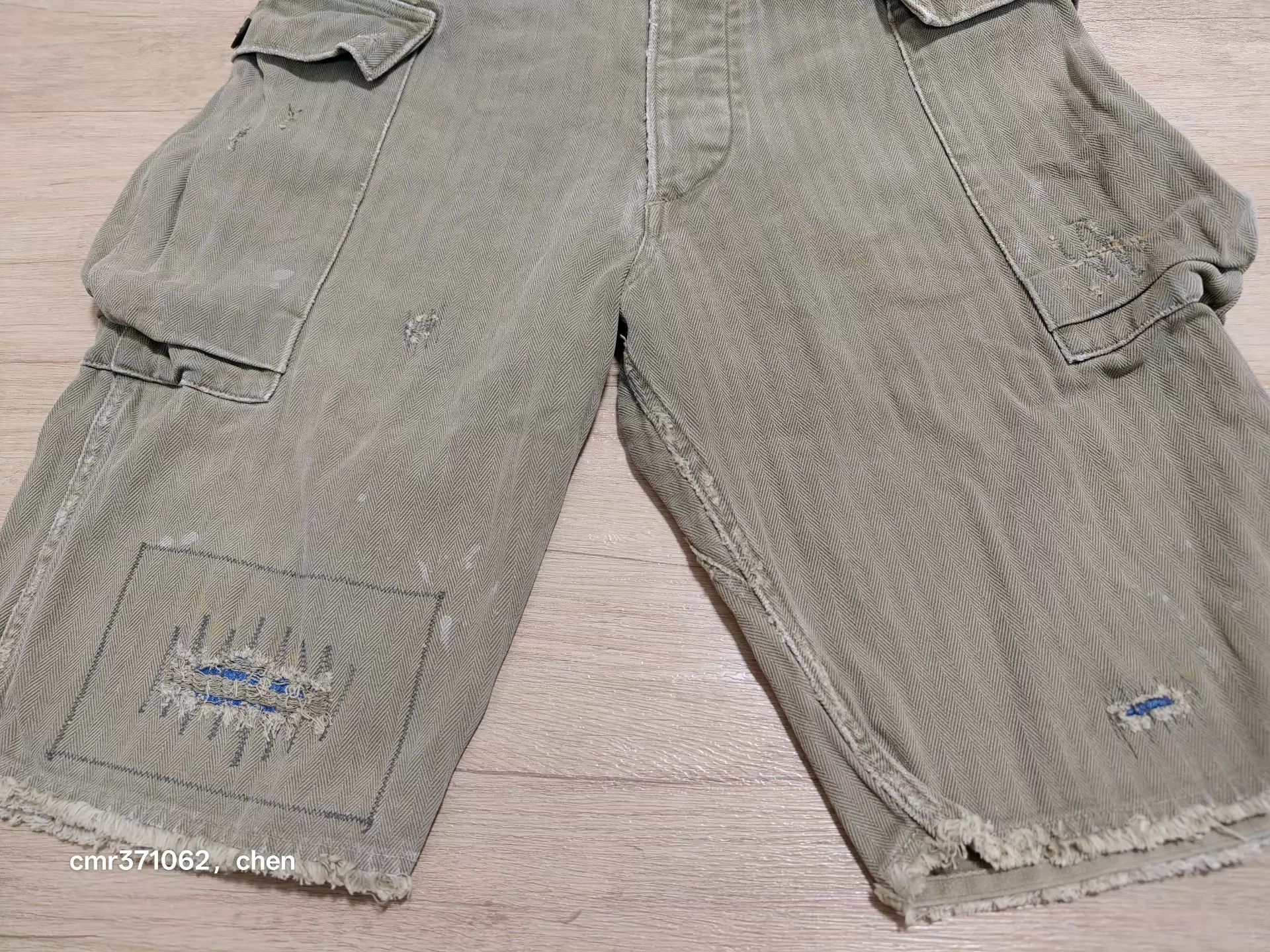 Visvim visvim 19AW Veterans Shorts Crash Olive Distressed Size US 30 / EU 46 - 5 Thumbnail