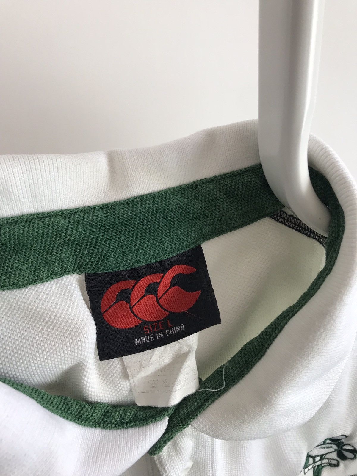 Canterbury of New Zealand × Vintage Vintage IRELAND Canterbury IRFU Rugby Style Polo Shirt Size US L / EU 52-54 / 3 - 3 Thumbnail