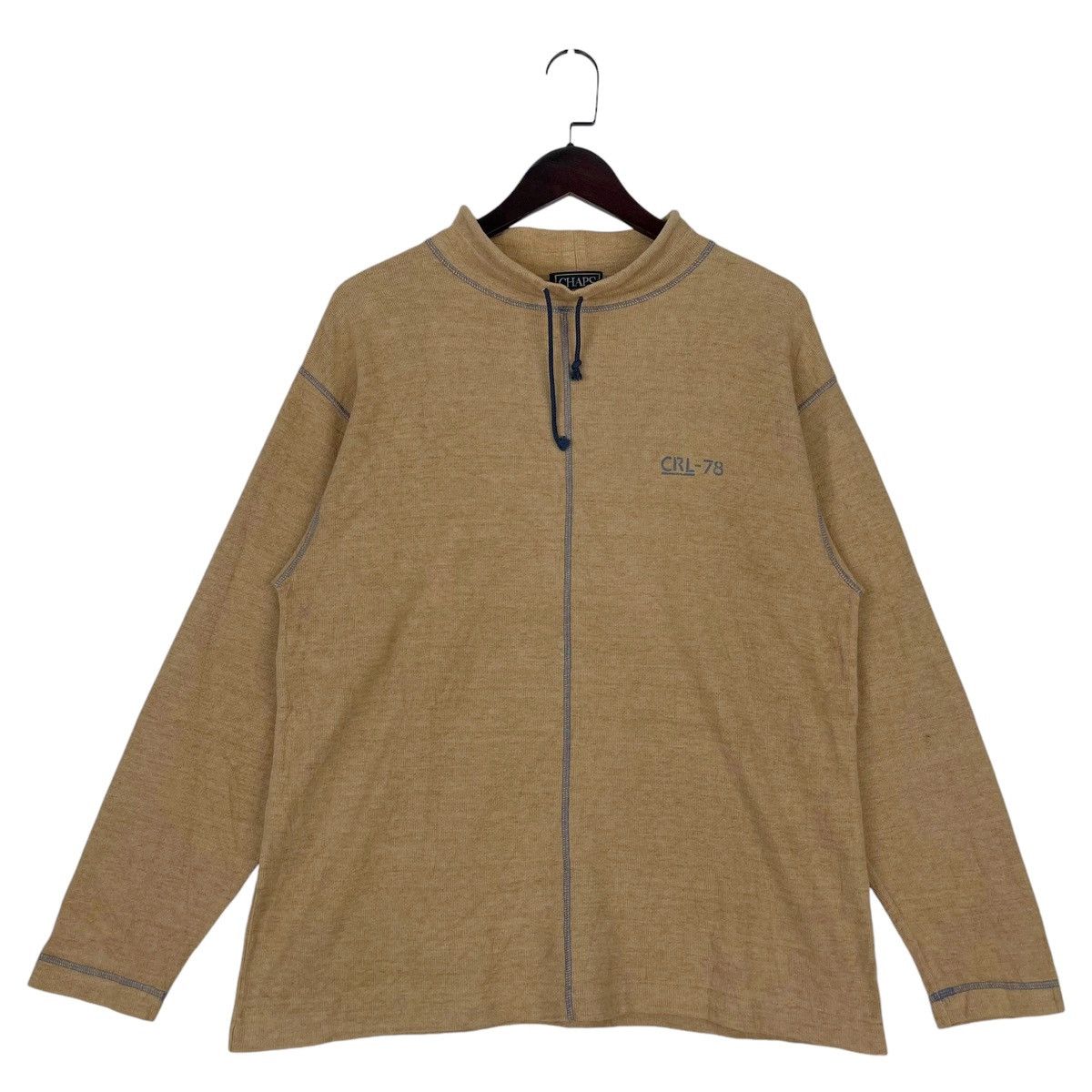 Chaps Ralph Lauren × Vintage Vintage Chaps Ralph Lauren Small Logo Turtleneck Sweatshirt Size US M / EU 48-50 / 2 - 1 Thumbnail