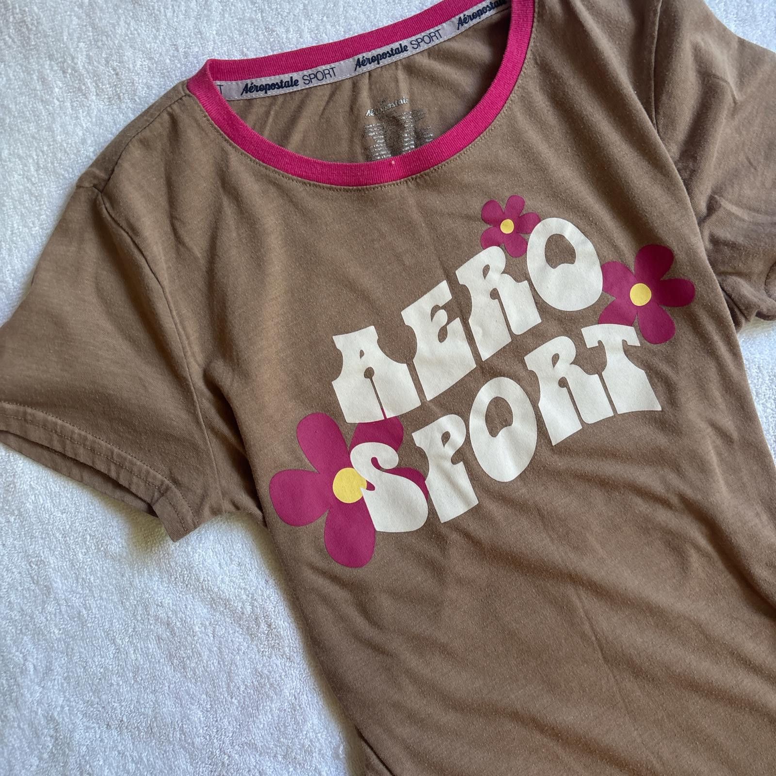 Aeropostale y2k aero sport playground prep baby tee Size XS / US 0-2 / IT 36-38 - 3 Thumbnail