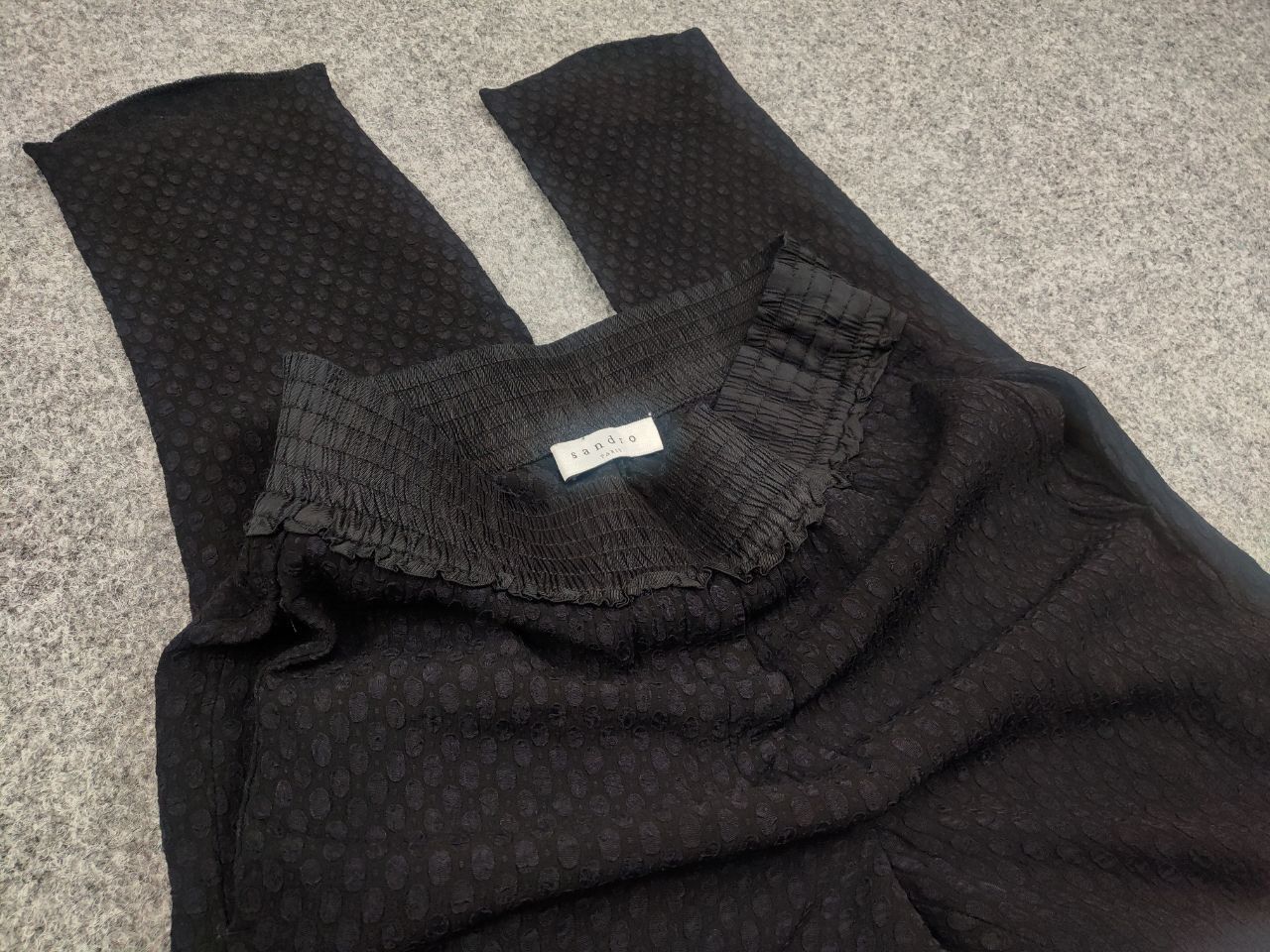 Sandro Sandro Paris Design Light Ankle Viscose Black Pants Size 30" / US 8 / IT 44 - 8 Thumbnail