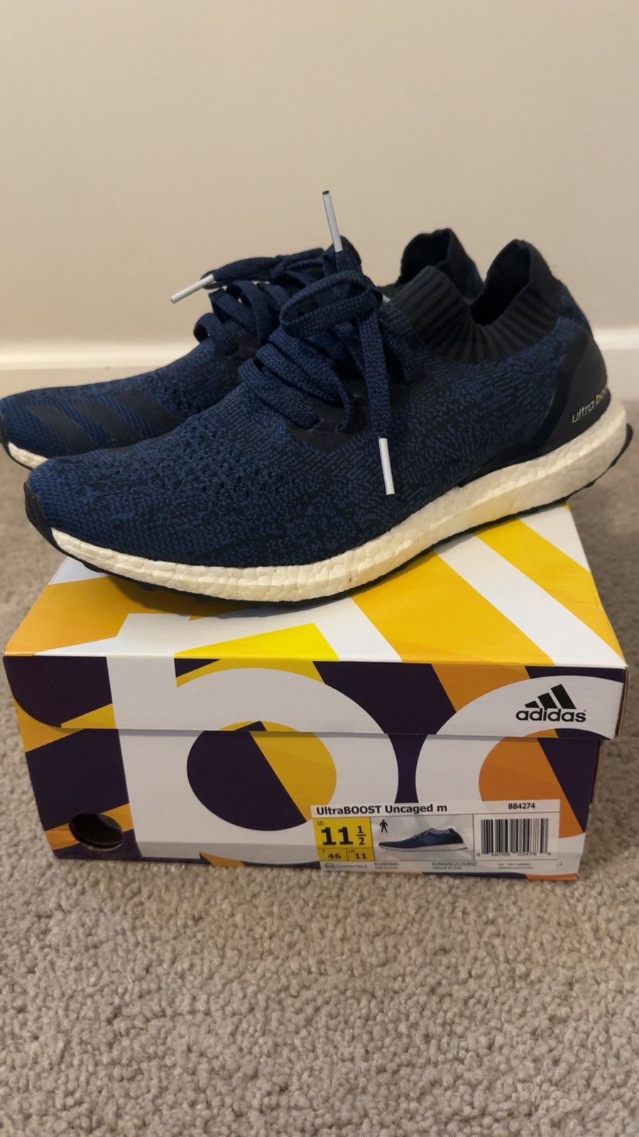Adidas Adidas Ultraboost Uncaged Size US 11.5 / EU 44-45 - 3 Thumbnail