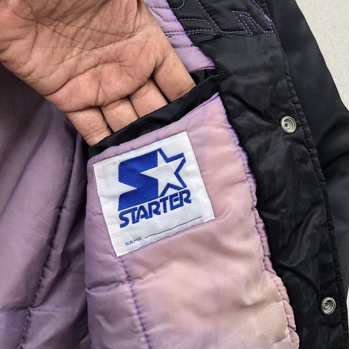 Starter Vintage Starter Diamond Collection Devil Rays Bomber Jacket Size US L / EU 52-54 / 3 - 17 Thumbnail