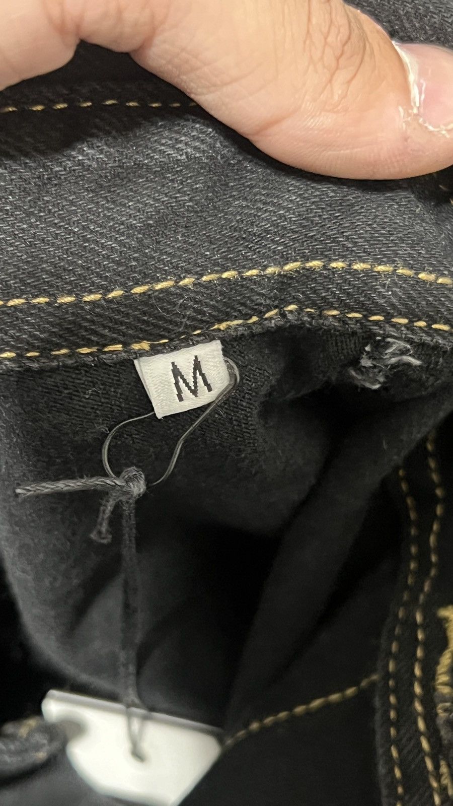Willy Chavarria Willy Chavarria Denim Black Vintage Light Jacket Size US M / EU 48-50 / 2 - 8 Thumbnail